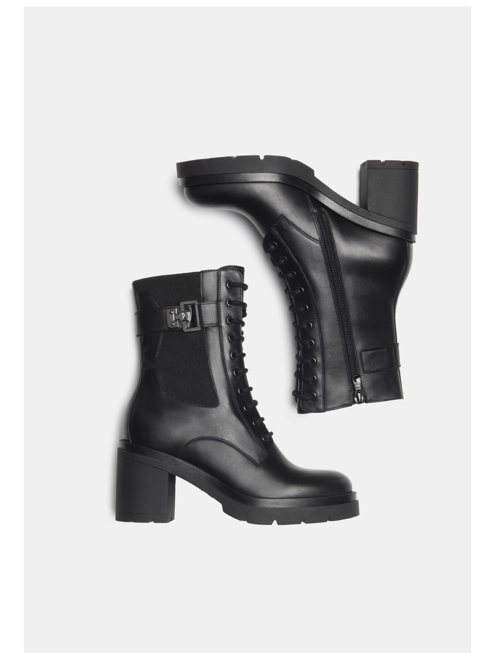 Nero Giardini High-Heel-Stiefelette »Nero Giardini Stiefelette Leder/Textil«