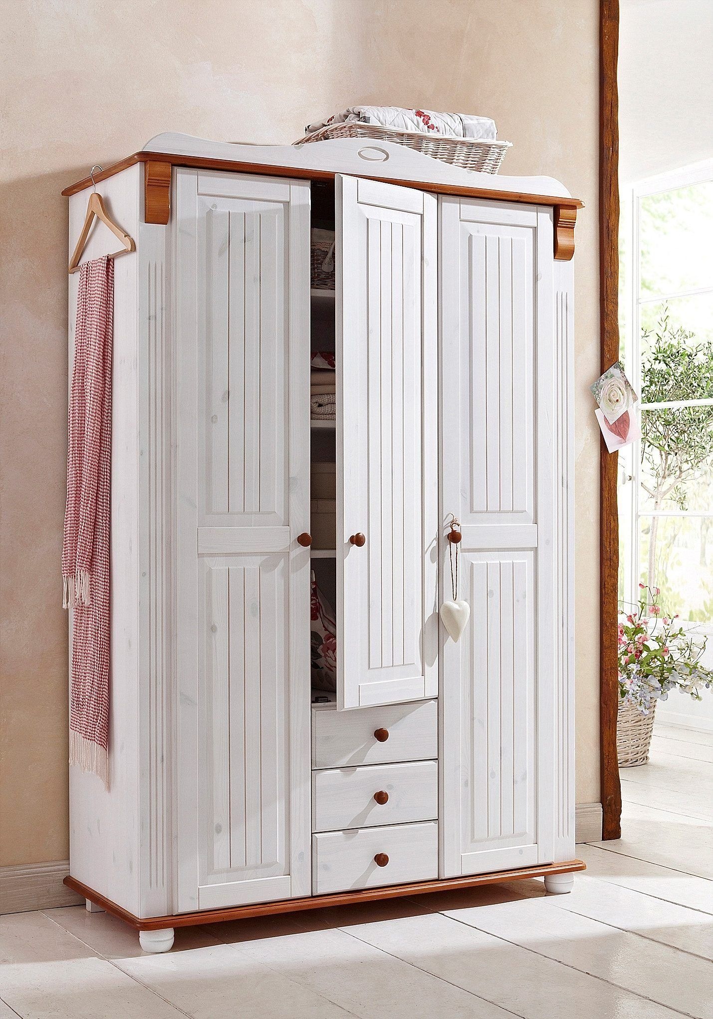 Home affaire Kleiderschrank "Adele" 4 Breiten: 92/130/169/207 H/T ca. 191/5 günstig online kaufen