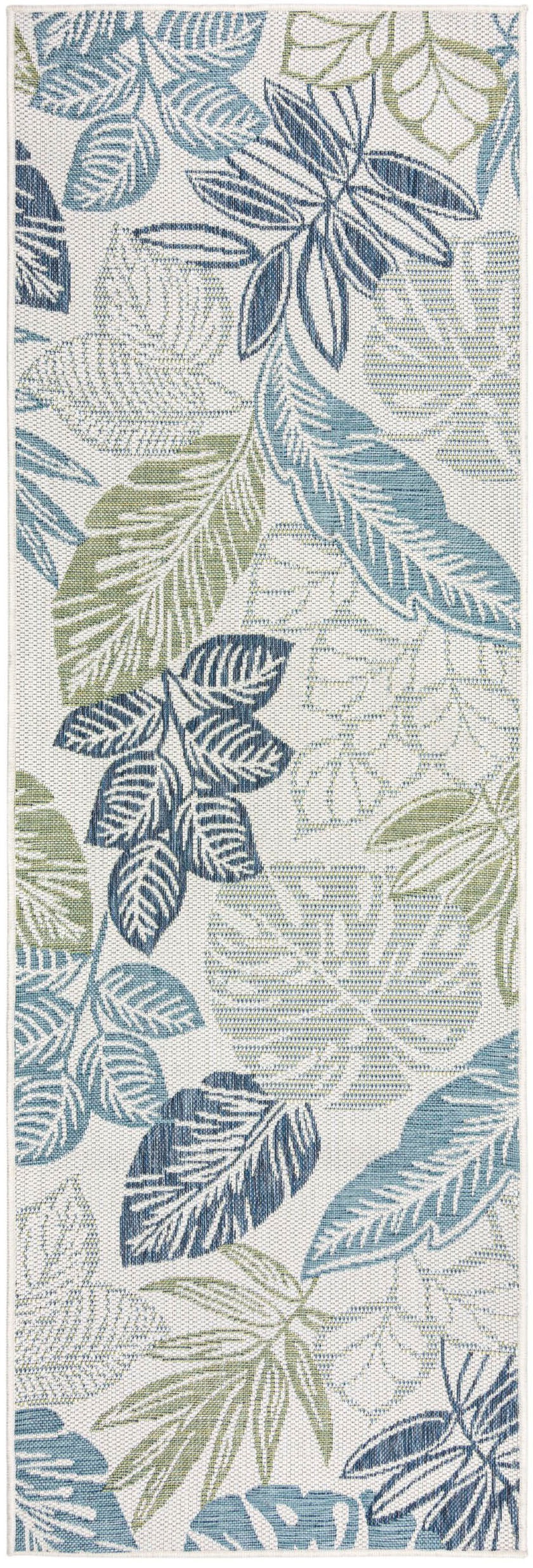FLAIR RUGS Teppich »Bella Leaf«, rechteckig, 4 mm Höhe, Bella Leaf Indoor O günstig online kaufen
