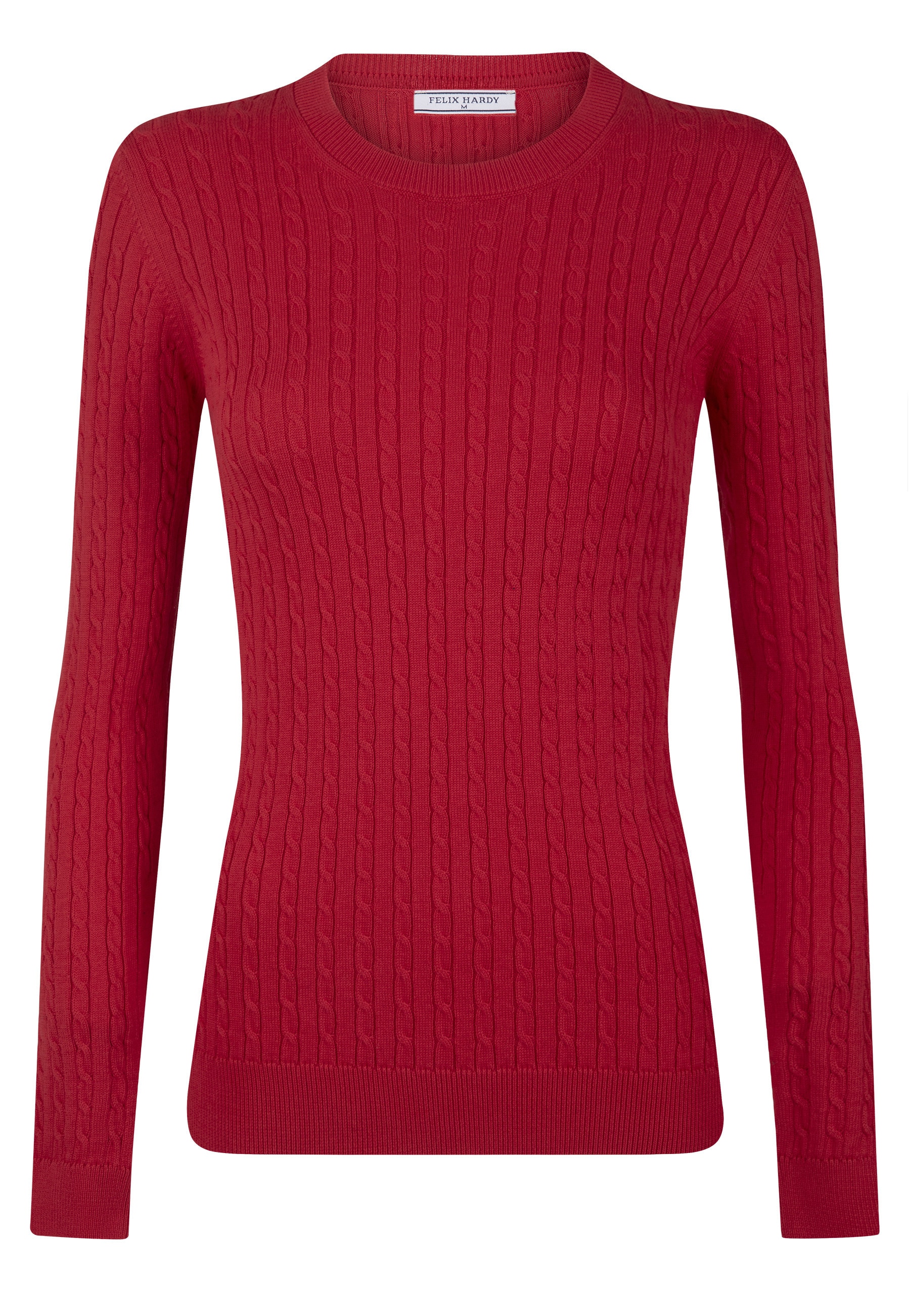 Felix Hardy Rundhalspullover »Zopfmuster Pullover mit Rundhals«