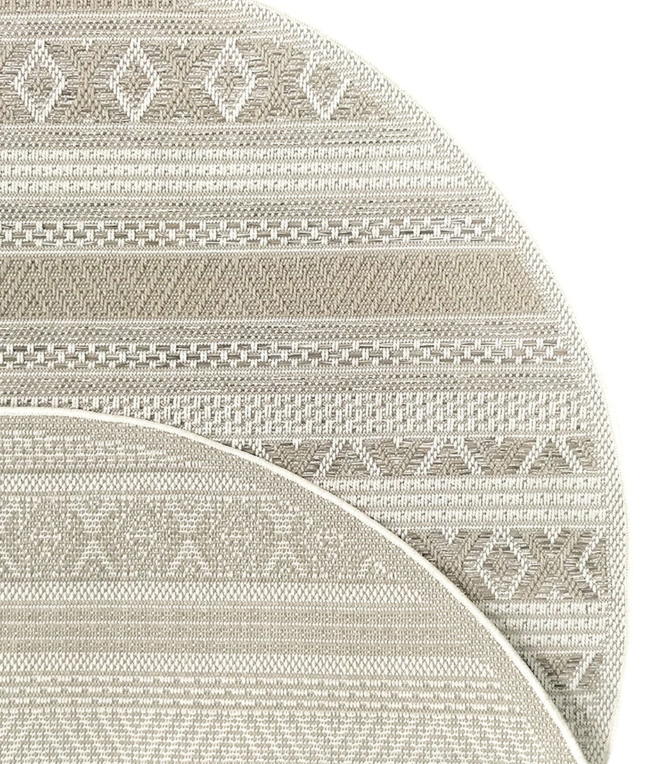 the carpet Teppich »Calgary round«, rund, 1 mm Höhe, moderner robuster In und Outdoor Teppich