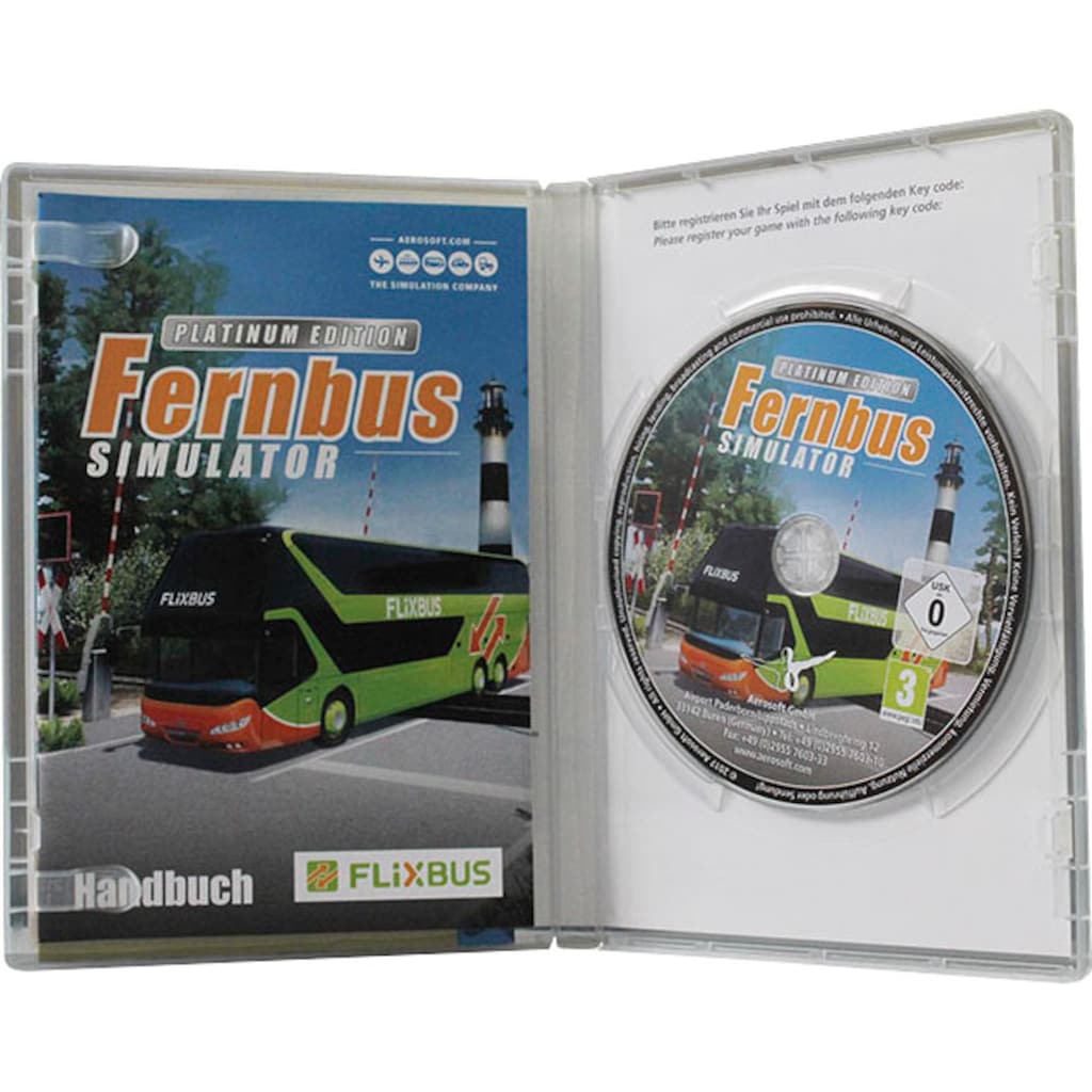 aerosoft Spielesoftware »Der Fernbus Simulator Platinum«, PC