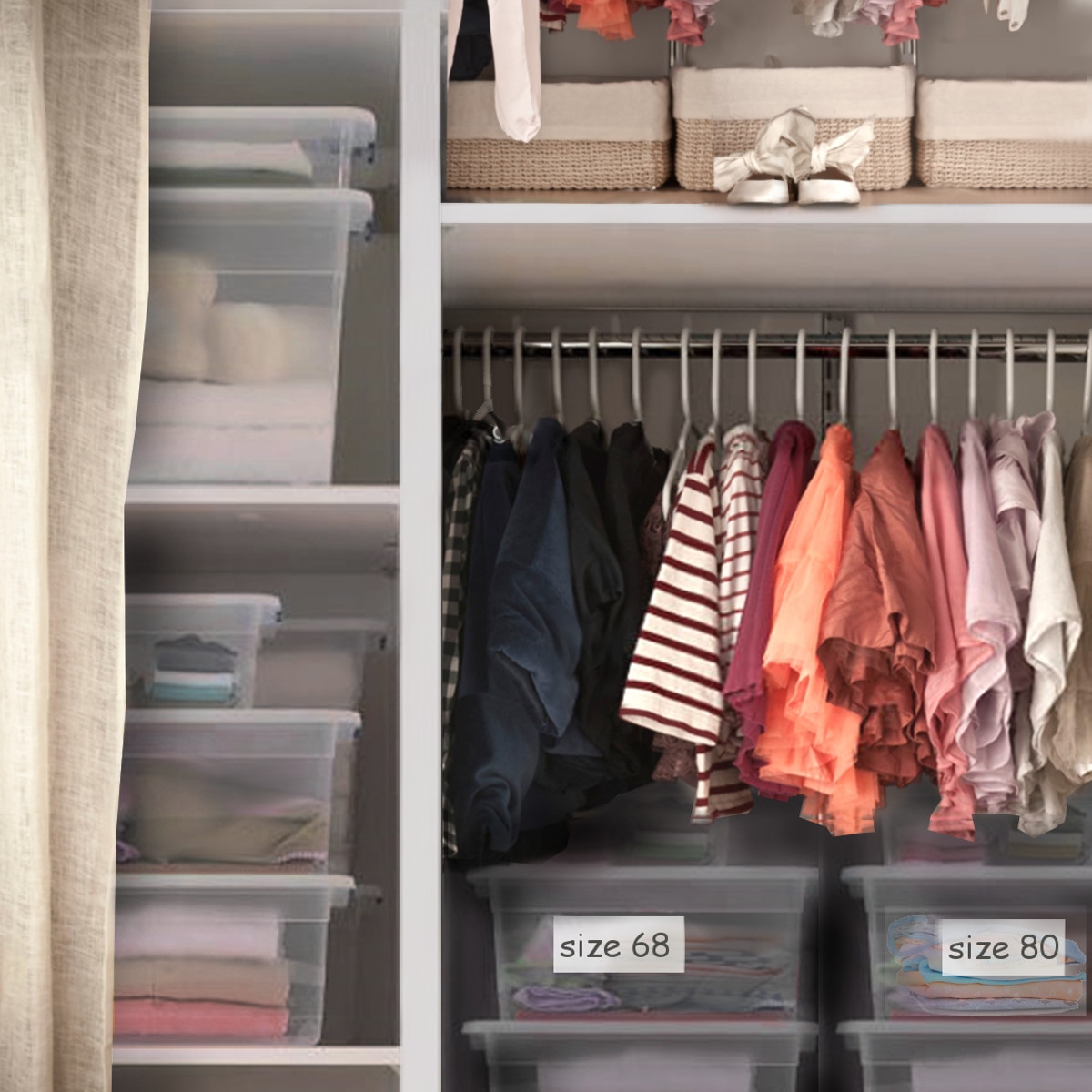 keeeper Aufbewahrungsbox »bea, 3er Set, mit Air Control-System 43L, 59 x 39 x 27 cm« Air-Control-System, stapelbar