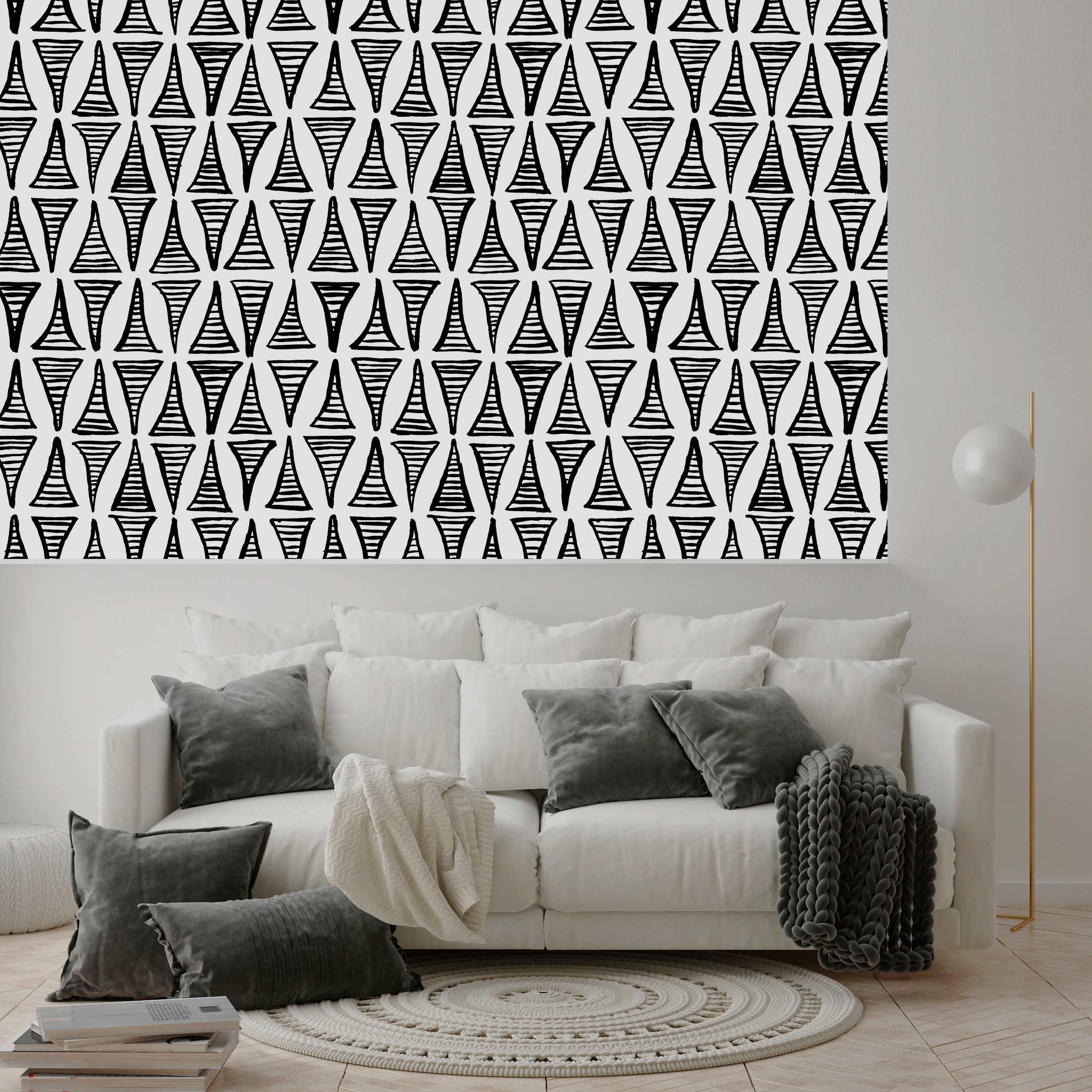 queence Vinyltapete »Ellen«, bedruckt-Barock-Antikoptik-Kunst, 90x250cm, selbstklebend, kinderleichte Anbringung, Sticker