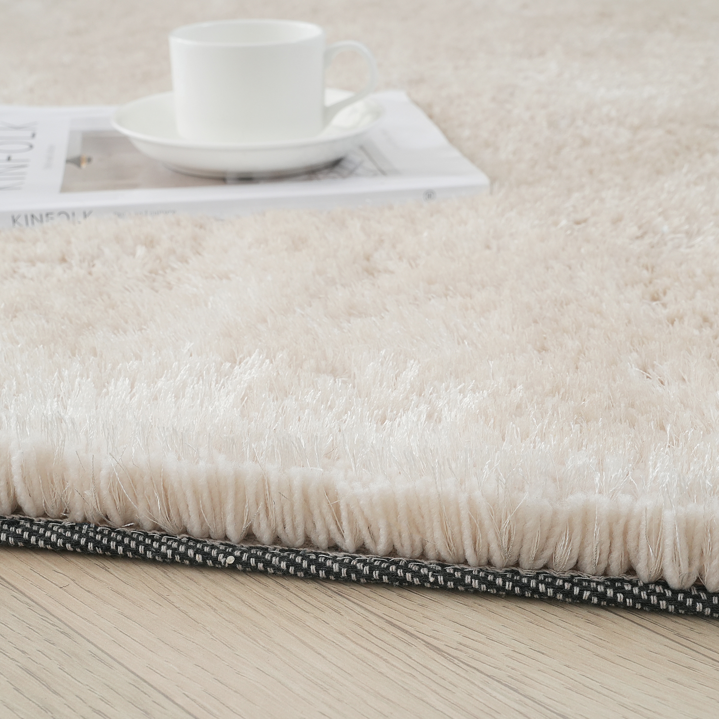 Bruno Banani Teppich »Dana Teppich, besonders weich und kuschelig, Kundenliebling«, rechteckig, 30 mm Höhe, uni, Mikrofaser Teppiche, Wohnzimmer, Schlafzimmer, Esszimmer