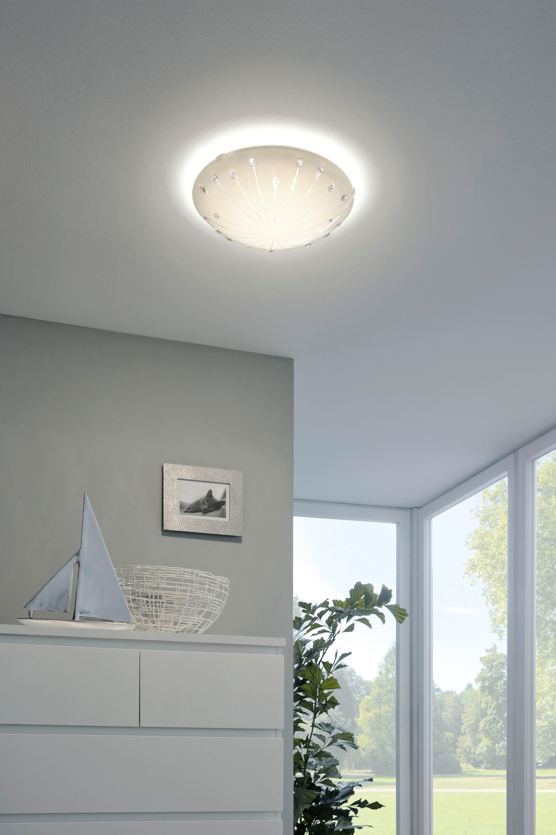 EGLO Deckenleuchte »MARGITTA 1«, 1 flammig, Leuchtmittel LED-Board | LED fest integriert, LED tauschbar