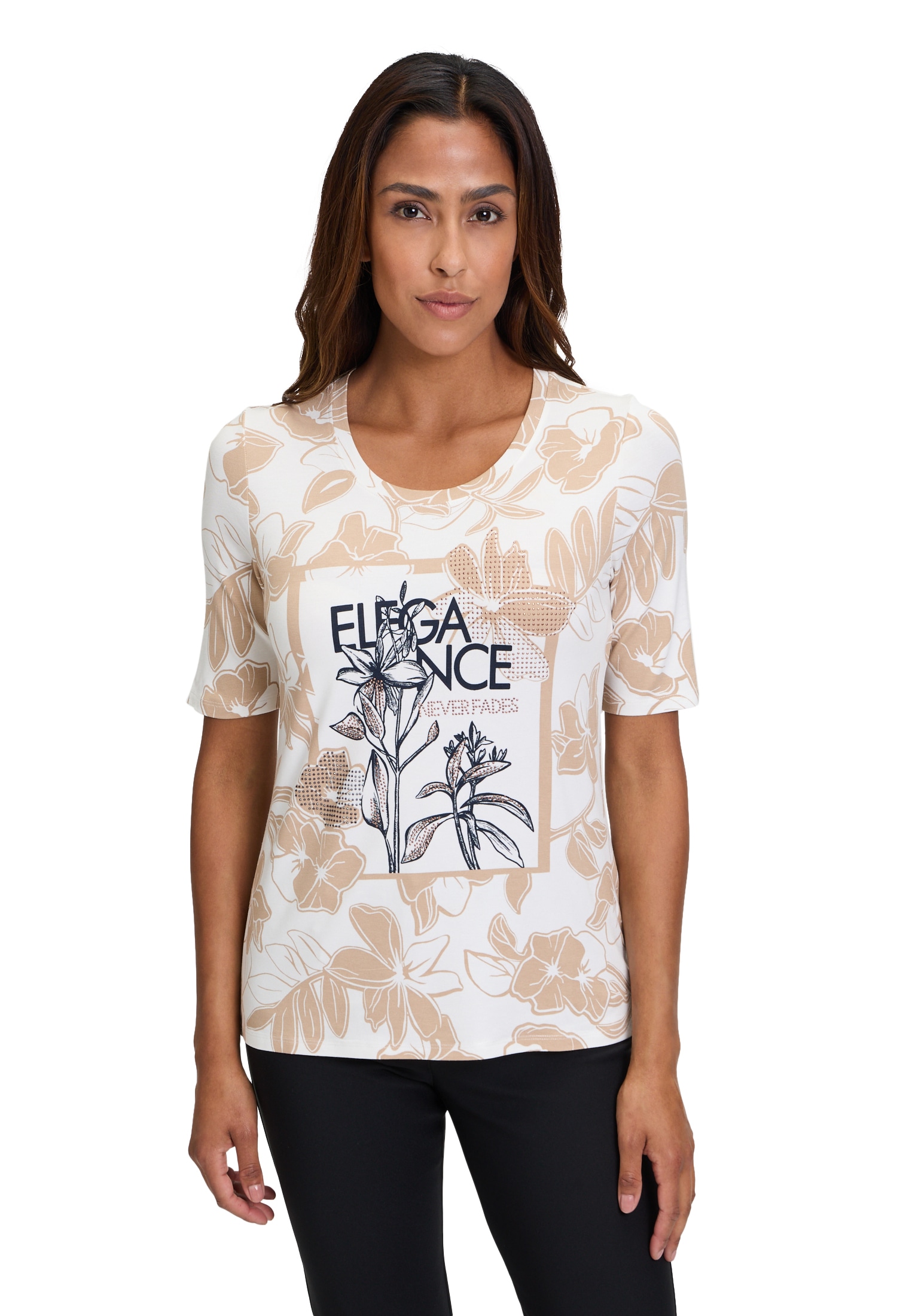 Betty Barclay Kurzarmshirt »Betty Barclay Basic Shirt mit Print«, Placement