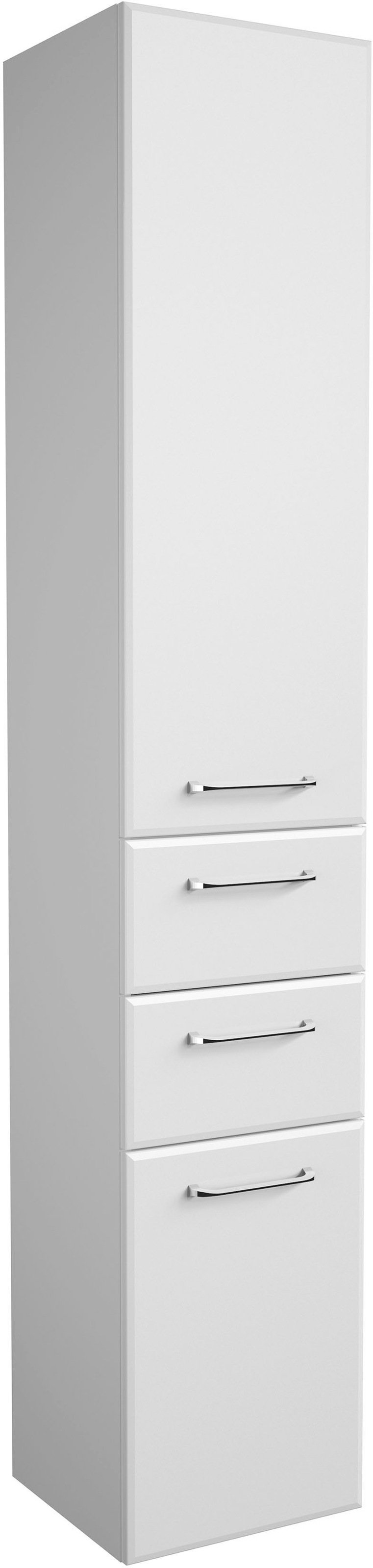 Saphir Badmöbel-Set »Quickset 341 6-teilig, Waschbeckenunterschrank und LED-Spiegelschrank«, (Set, 6 St.), ohne Waschbecken, mit Hochschränke, Unterschrank, Hängeschrank