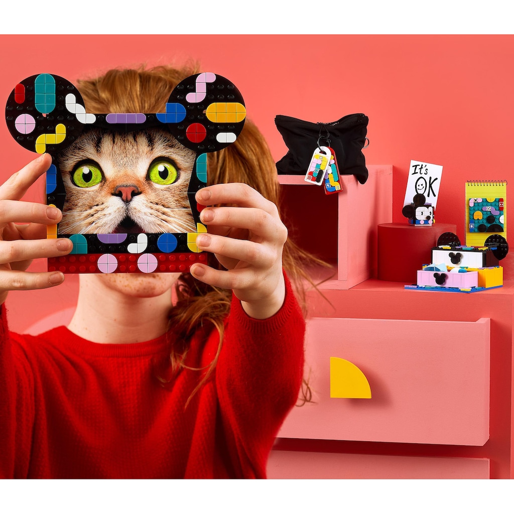 LEGO® Konstruktionsspielsteine »Micky & Minnie Kreativbox zum Schulanfang (41964), LEGO® DOTS«, (669 St.), Made in Europe