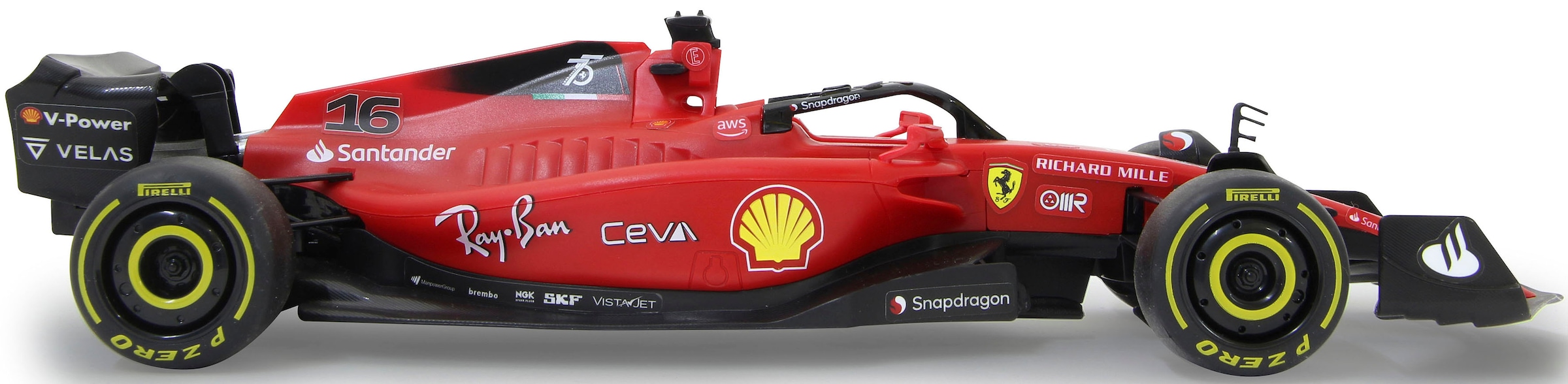 Jamara RC-Auto »Deluxe Cars, Deluxe Cars, Ferrari F1-75 1:18, rot - 2,4 GHz«