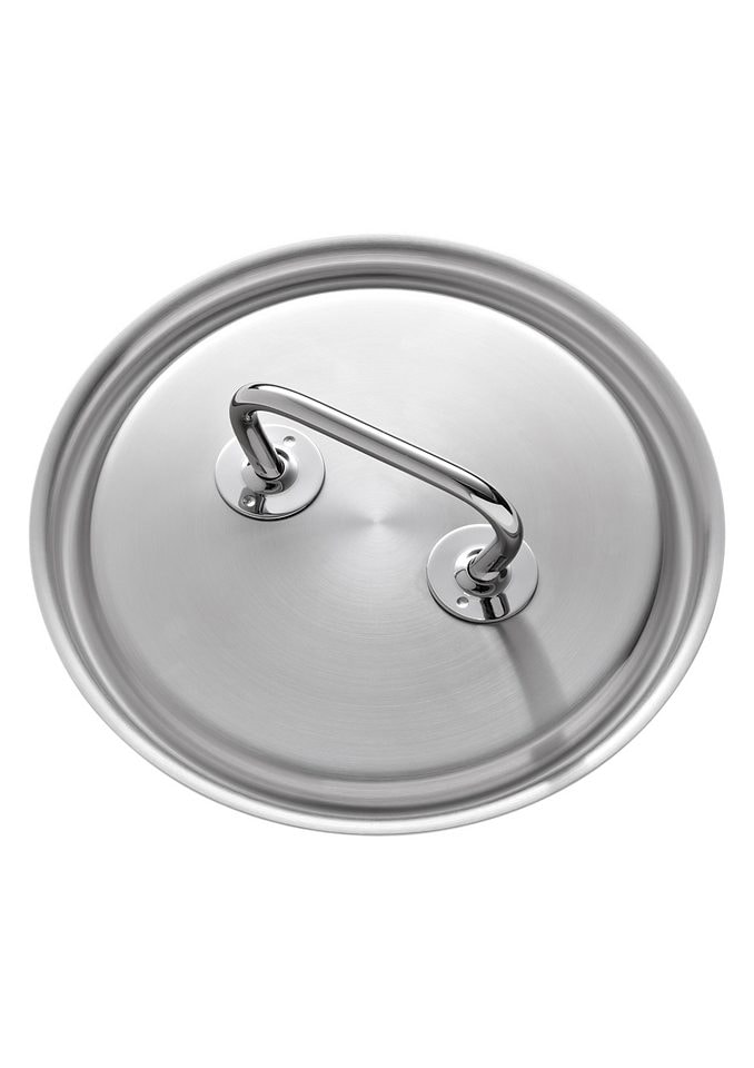 Zwilling Topf-Set »Classic«, Edelstahl 18/10, (Set, 9 tlg., Bratentopf 20 cm, je 1 Kochtopf 16/20/24 cm, Stieltopf 16 cm), Sandwichboden, sehr gute Wärmeverteilung, Stay-Cool-Griffe