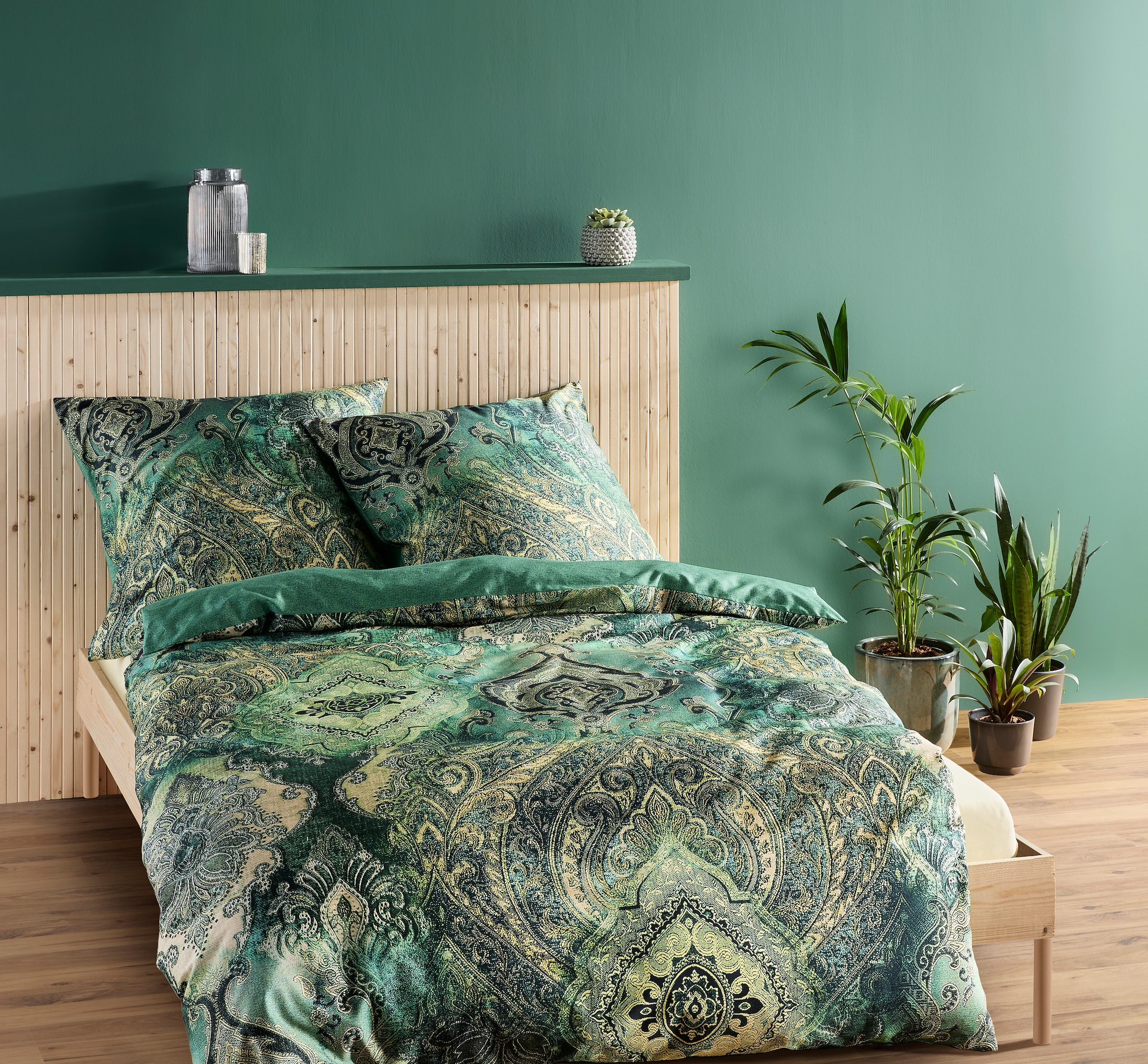 fleuresse Wendebettwäsche »Bed Art S«, Mako Satin 100% Baumwolle mit Reißve günstig online kaufen