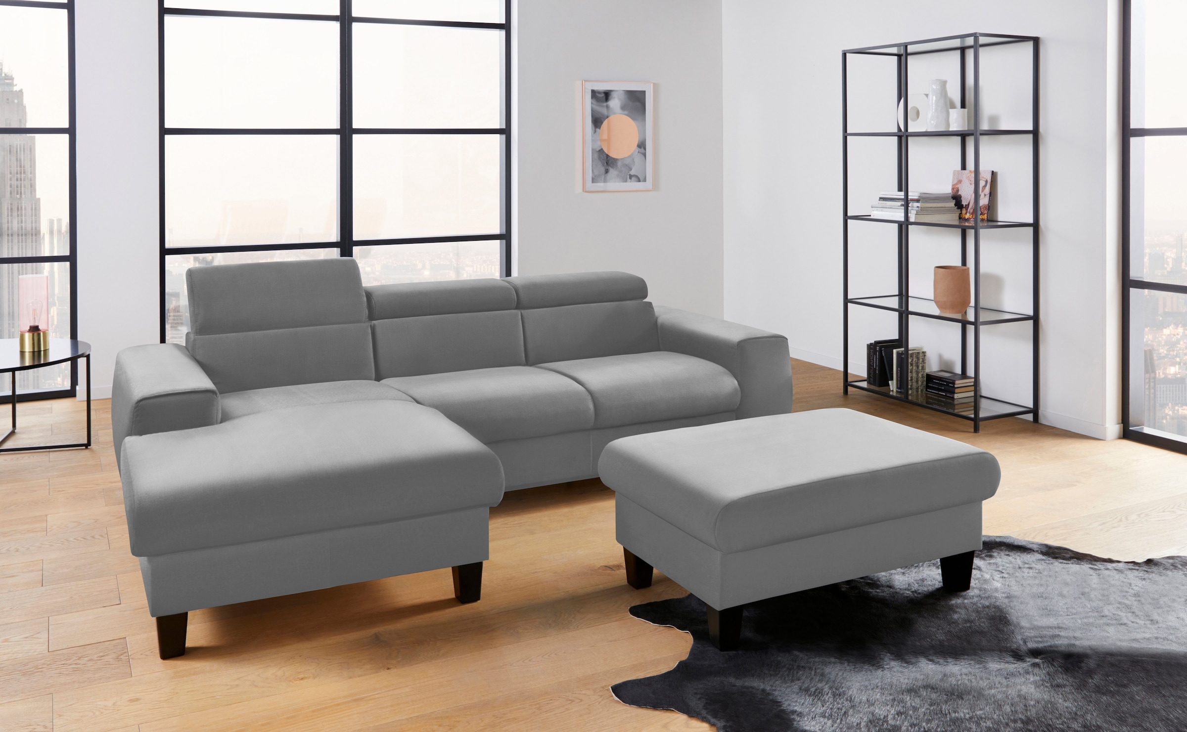 COTTA Polstergarnitur »Morven L-Form«, (Set), Set bestehend aus: Ecksofa mi günstig online kaufen