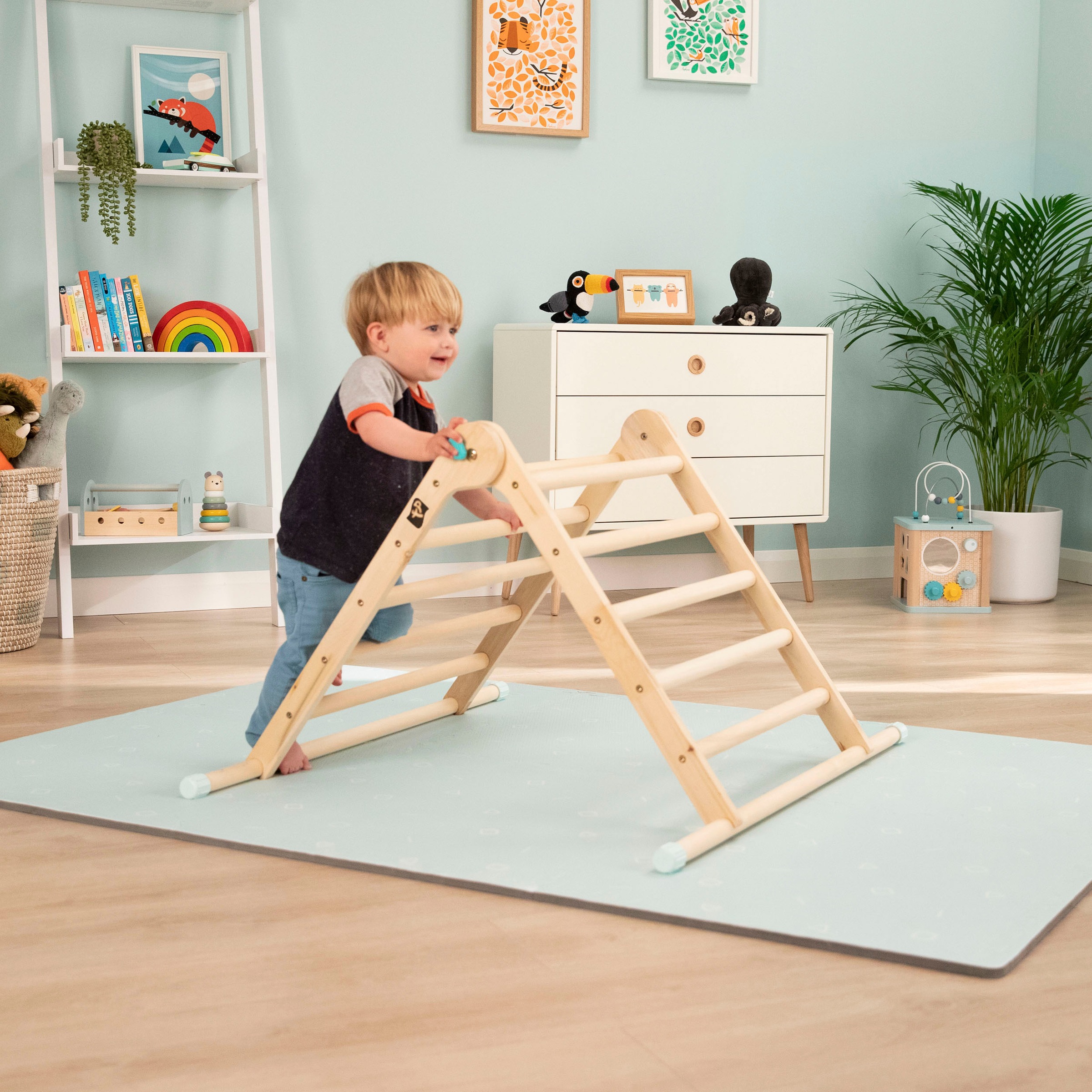 TP Toys Klettergerüst »TP682, Active Tots Triangle«, BxLxH: 78x90x58 cm, Holz Kletterdreieck Triangle