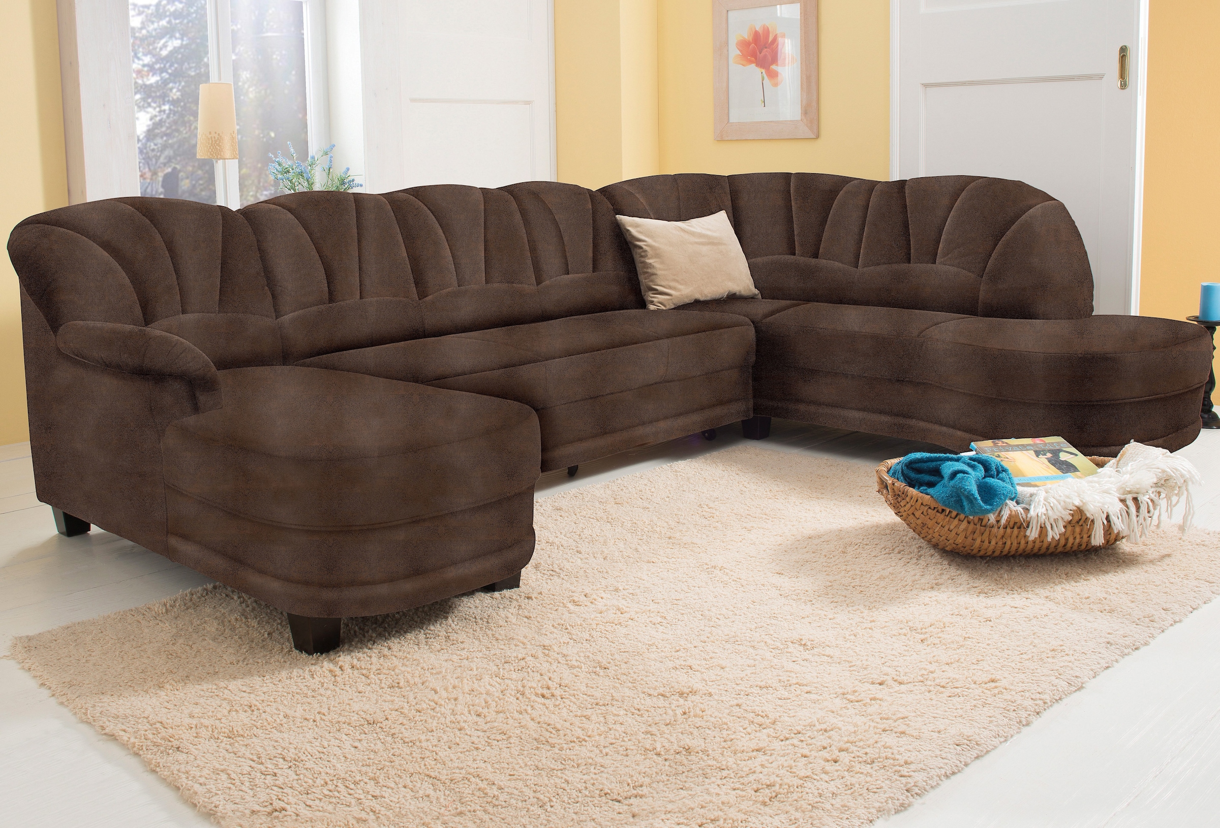 Home affaire Wohnlandschaft »Camelita, viel Platz, bequem und zeitlos, Brei günstig online kaufen