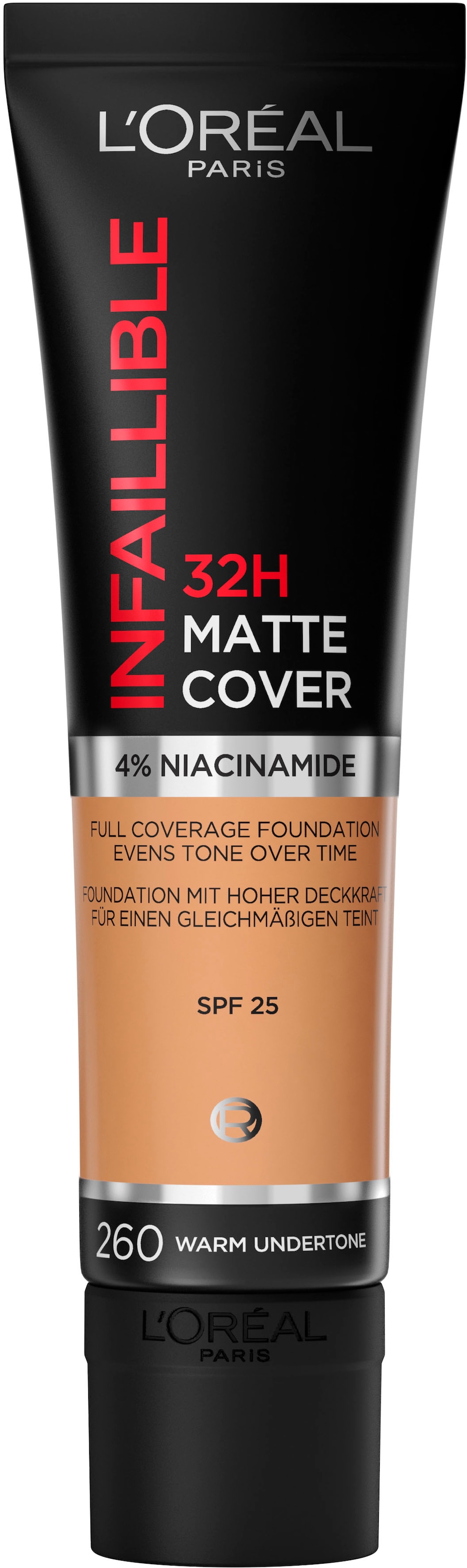 L'ORÉAL PARIS Foundation »Infaillible 32H Matte Cover«, mit langanhaltender Formel