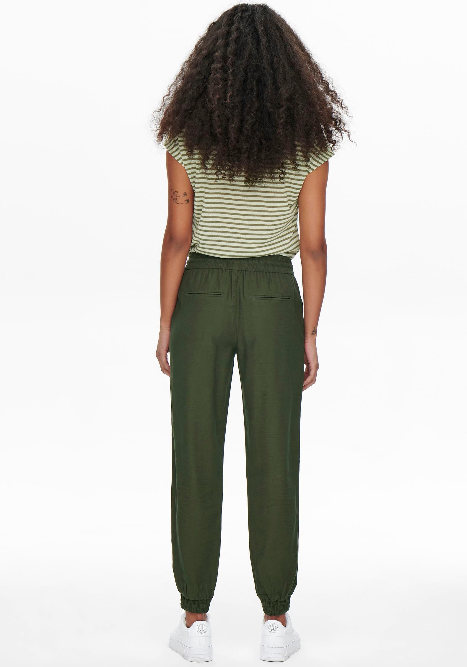 ONLY Jogger Pants »ONLKELDA-EMERY MW PULL-UP PANTS«