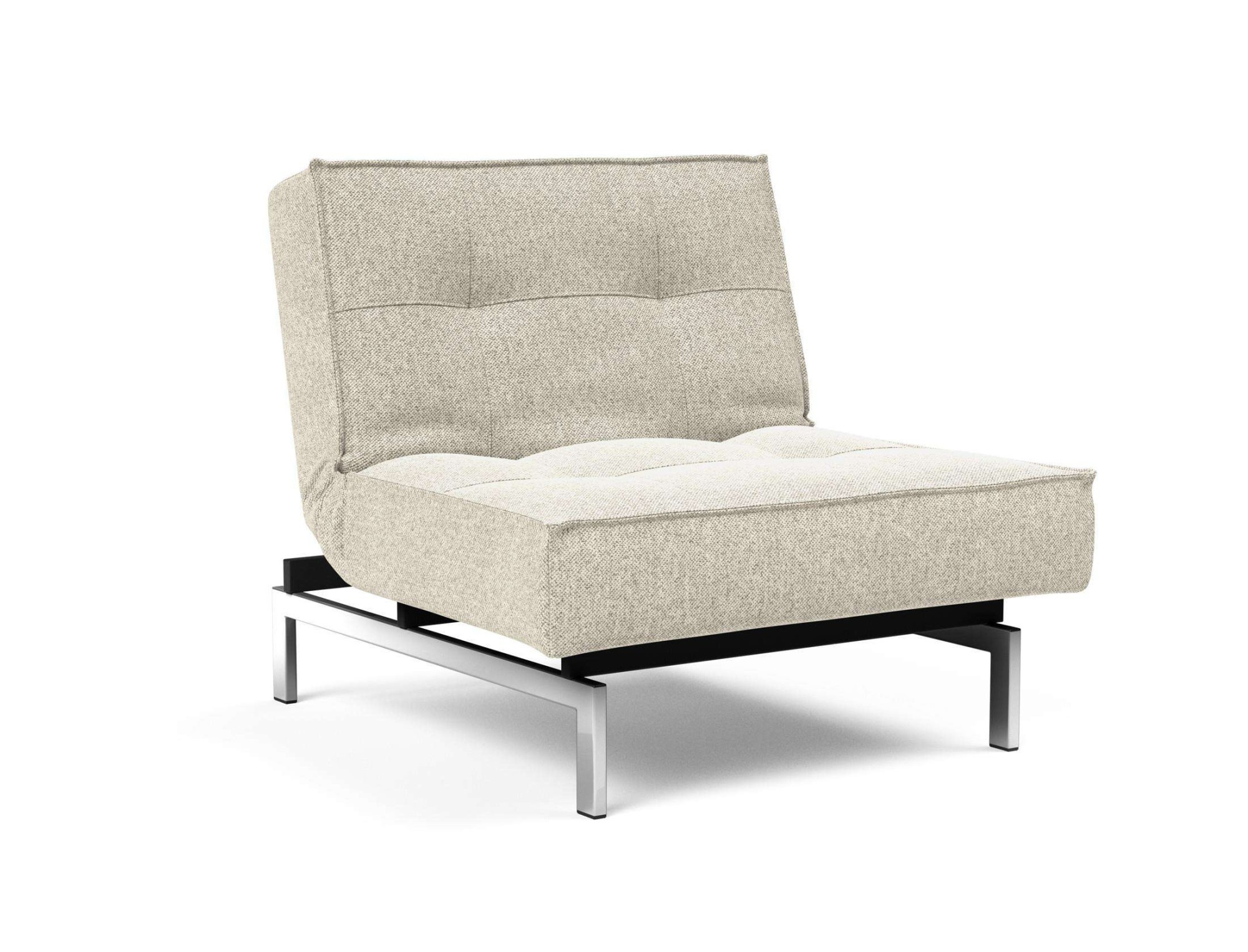 INNOVATION LIVING ™ Sessel »Splitback«, mit chromglänzenden Beinen, in skandinavischen Design