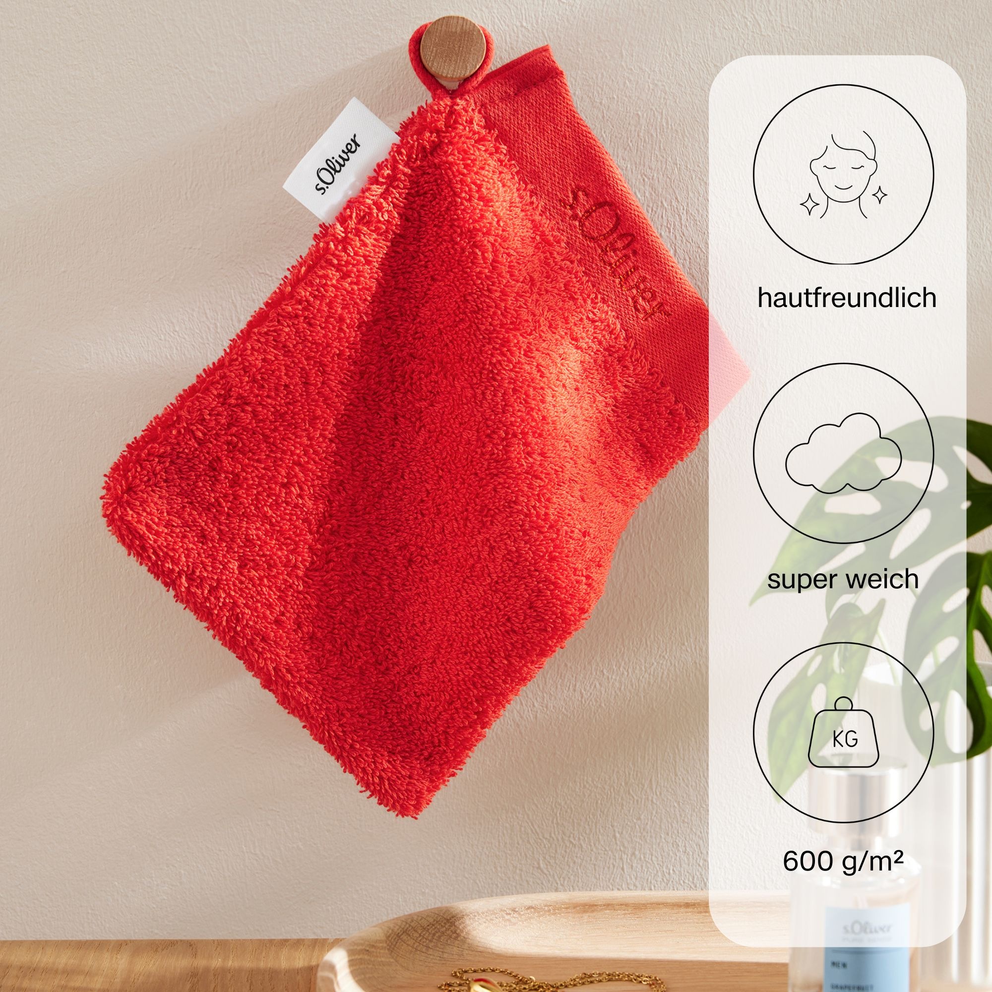 s.Oliver Waschhandschuh »s.Oliver, Premium Qualität, 600 gr/m², auch als Sets erhältlich« große Farbauswahl, auch als Duschtuch, Handtuch, Gästetuch