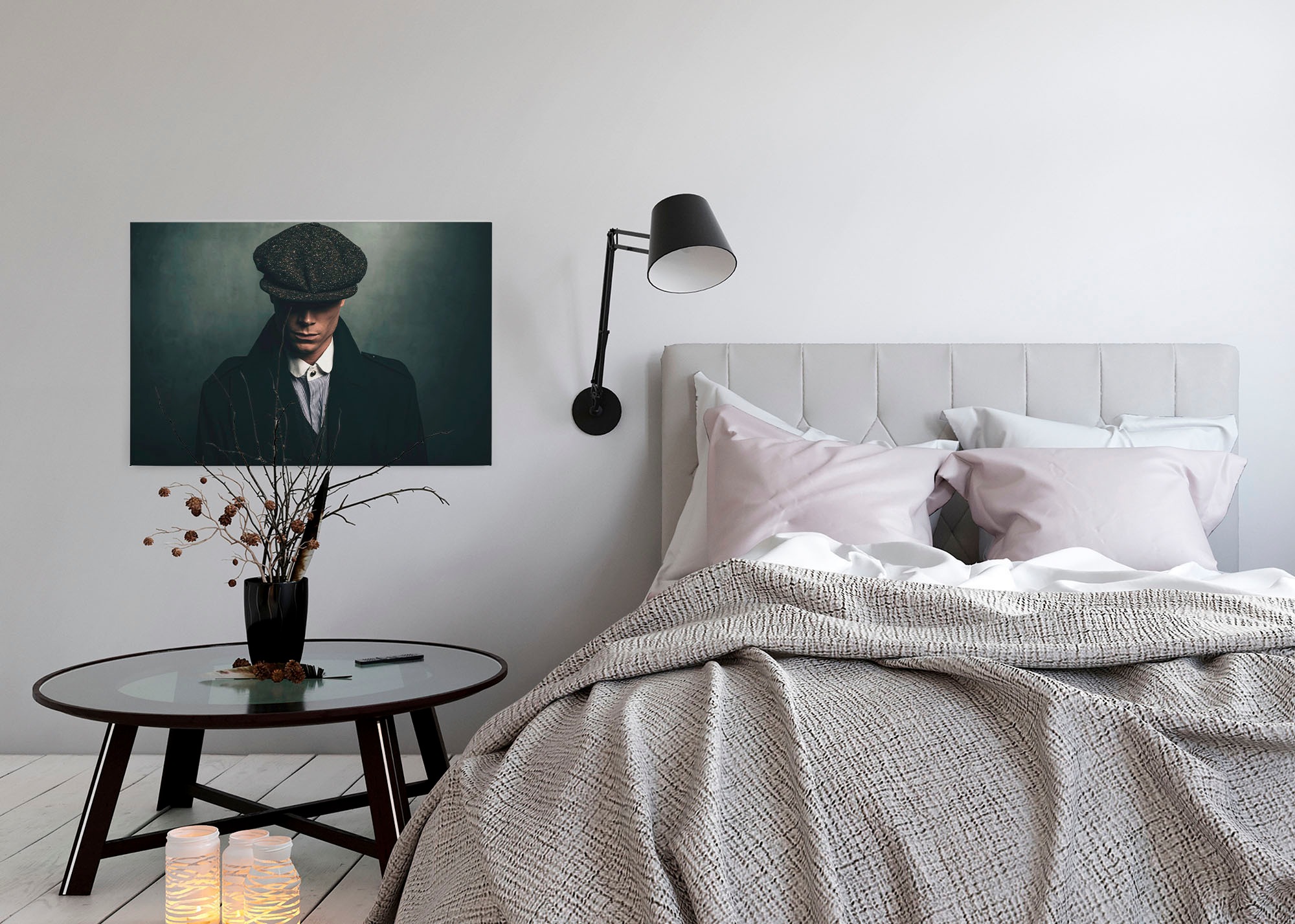 A.S. Création Leinwandbild »roger«, Kunst-Personen-Kinder, (1 St.), Keilrahmen Bild Mann Leinwand-Bild Wohnzimmer modern Wandbild Kinder