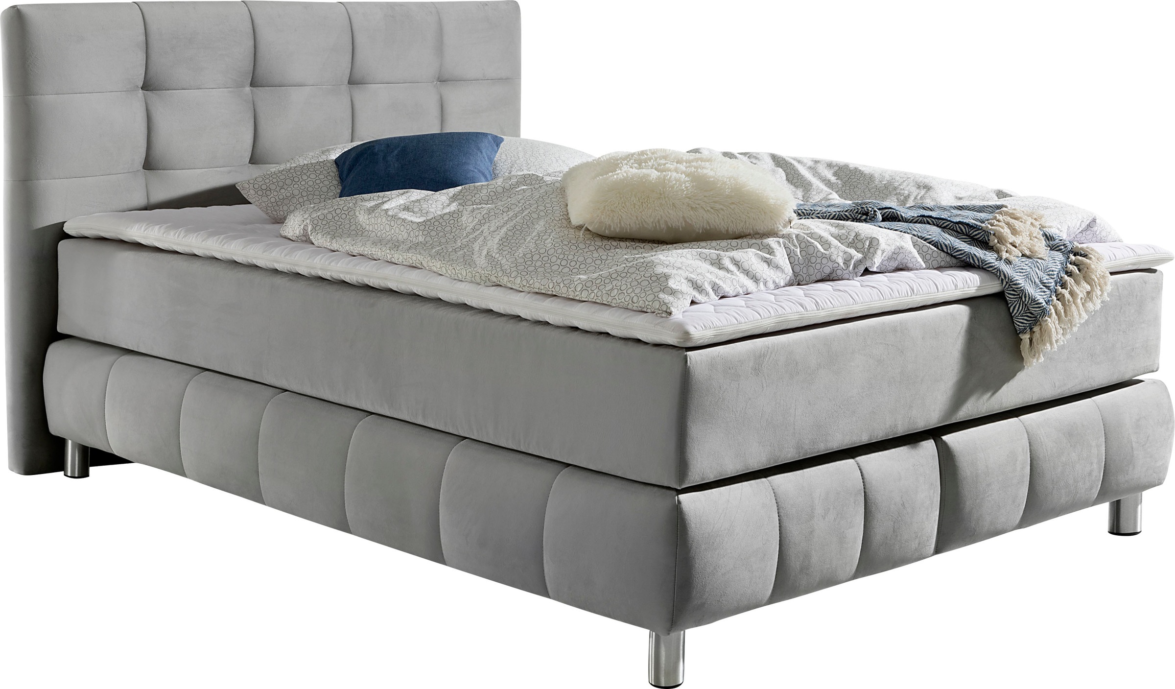 andas Boxspringbett "Salo" incl. Topper, 6 Breiten, 2 Härtegrade, TFK auch günstig online kaufen