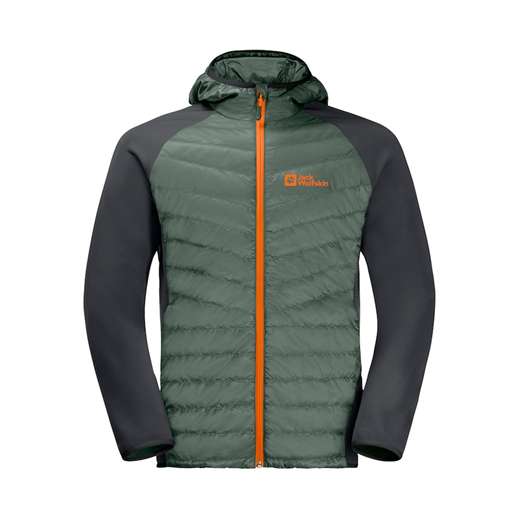 Jack Wolfskin Hybridjacke »ROUTEBURN PRO HYBRID M«, mit Kapuze