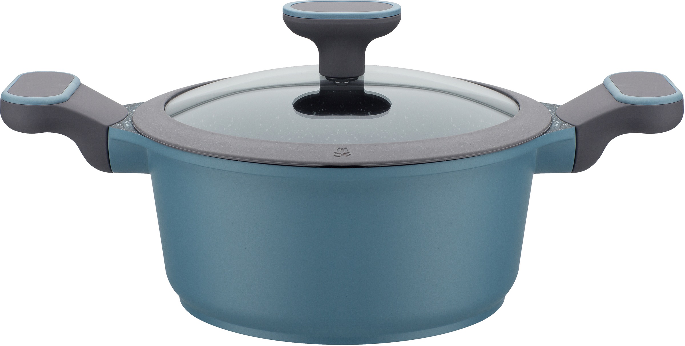 GSW Topf-Set »Blue Granit« Set, Kochtopf 20/24 cm, 1 Stielkasserolle 16 cm, günstig online kaufen