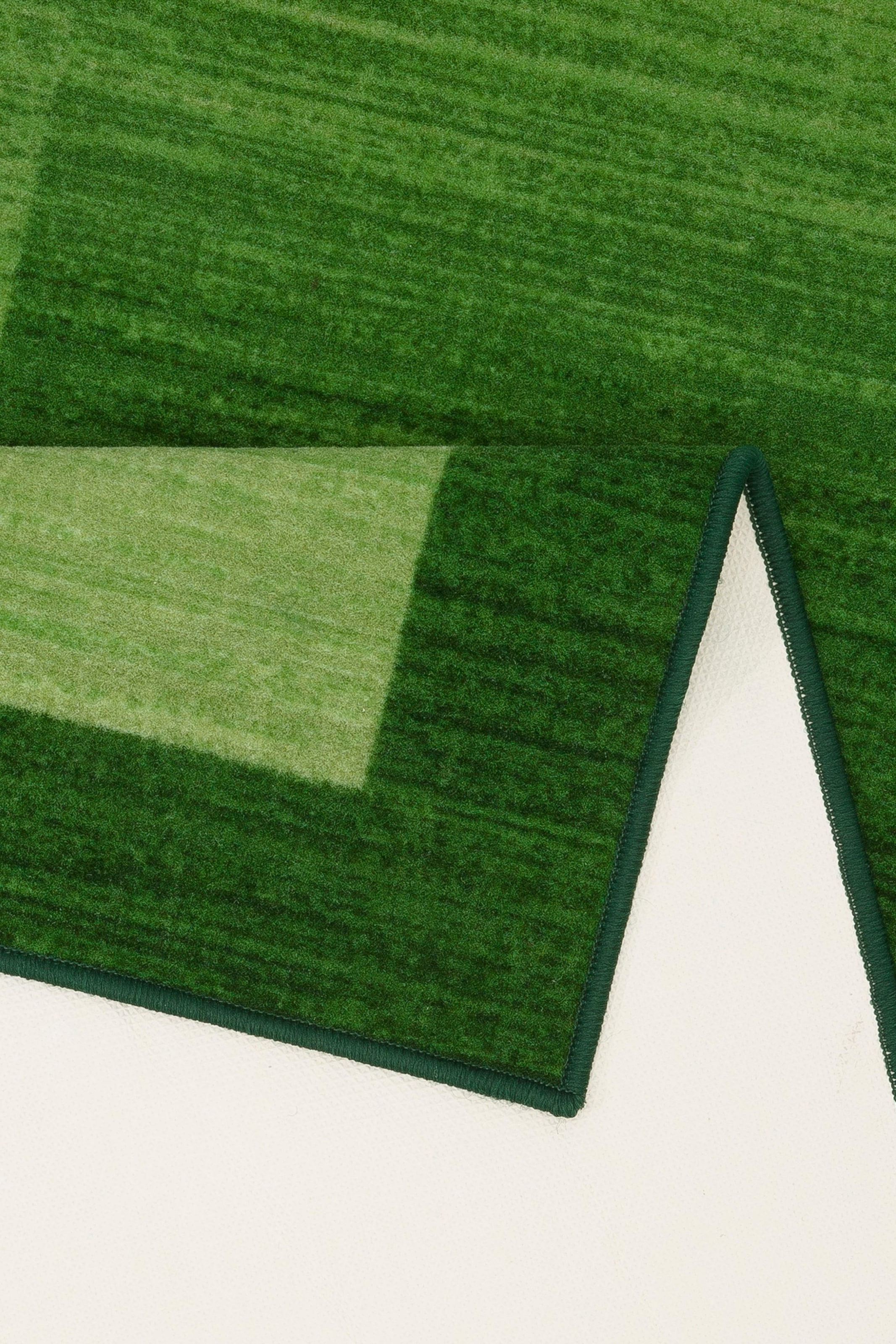 THEKO Läufer »Gabbeh Ideal«, rechteckig, 6 mm Höhe, Teppich-Läufer, moderner Farbverlauf, mit Bordüre, ideal im Flur