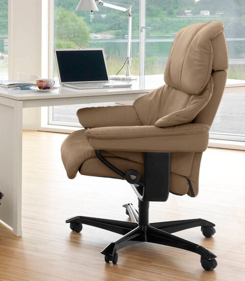 Stressless® Relaxsessel »Reno«, mit Home Office Base, Größe M, Gestell Schw günstig online kaufen
