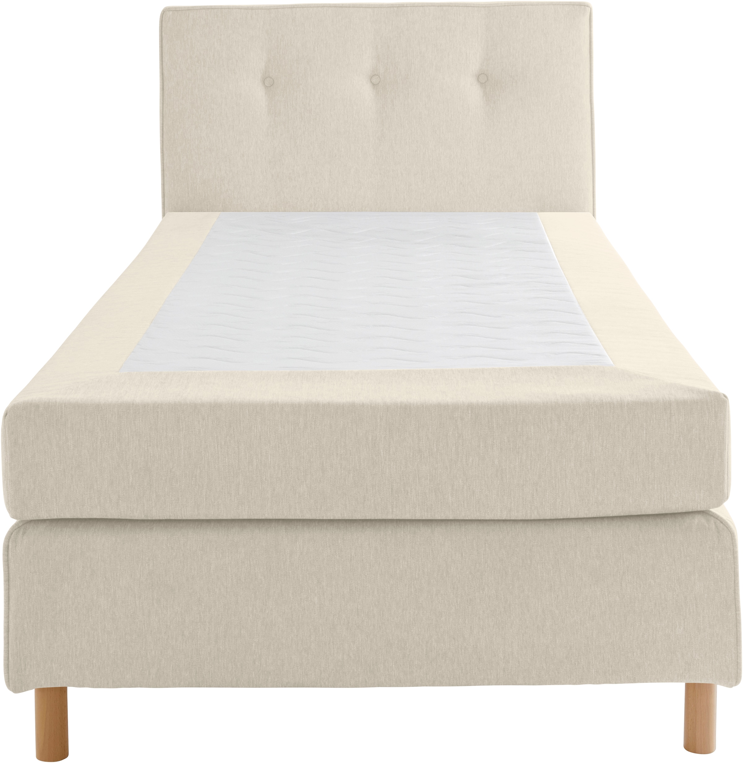 Home affaire Boxspringbett »Heimatblick 100x200cm beliebig erweiterbar zu Doppel- und Familienbett«, Einzelbett, Hotelbett erhältlich in H2,H3 & H4