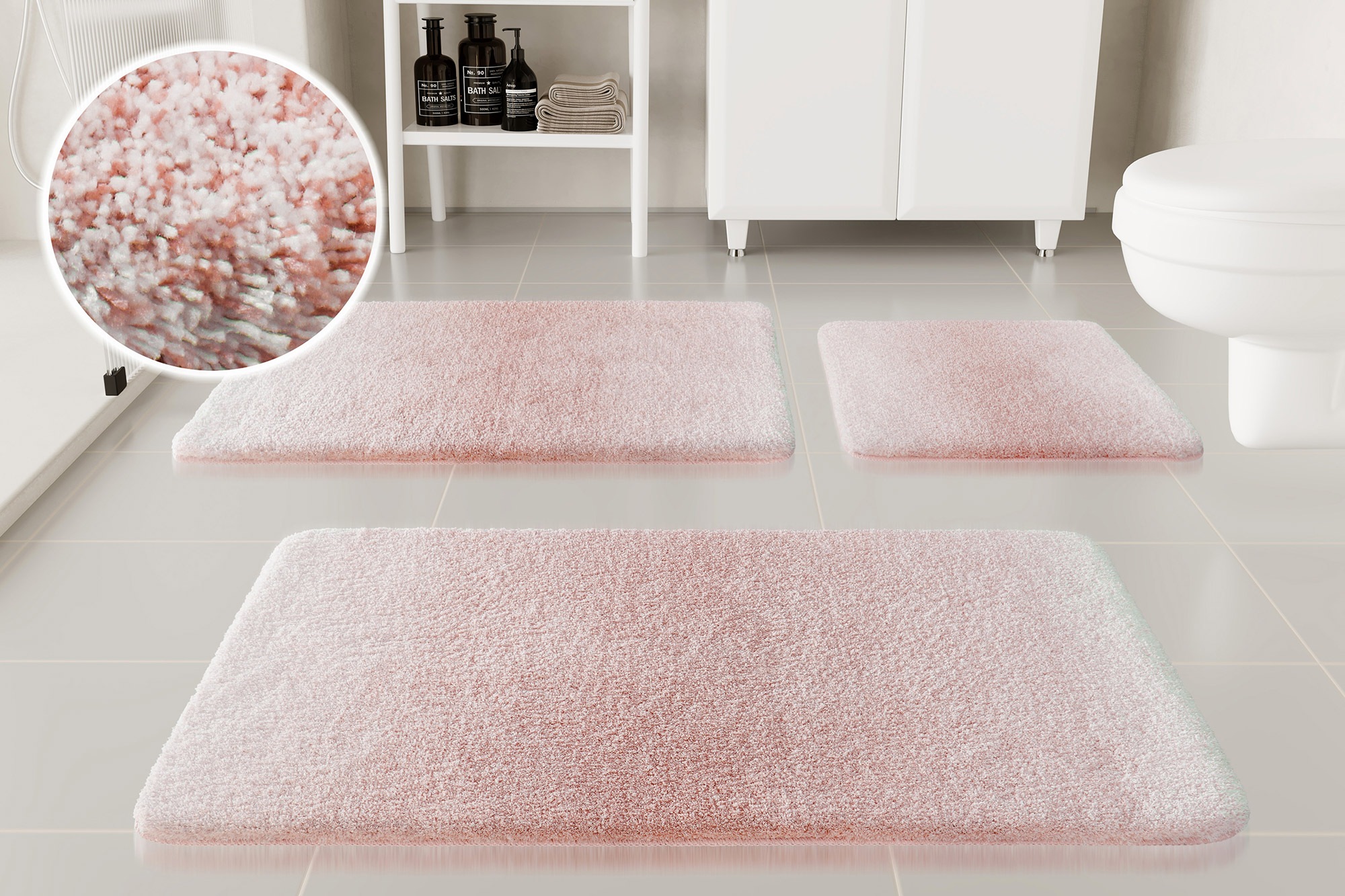 my home Badematte »Utta«, rutschhemmend beschichtet, schnell trocknend, Bad günstig online kaufen