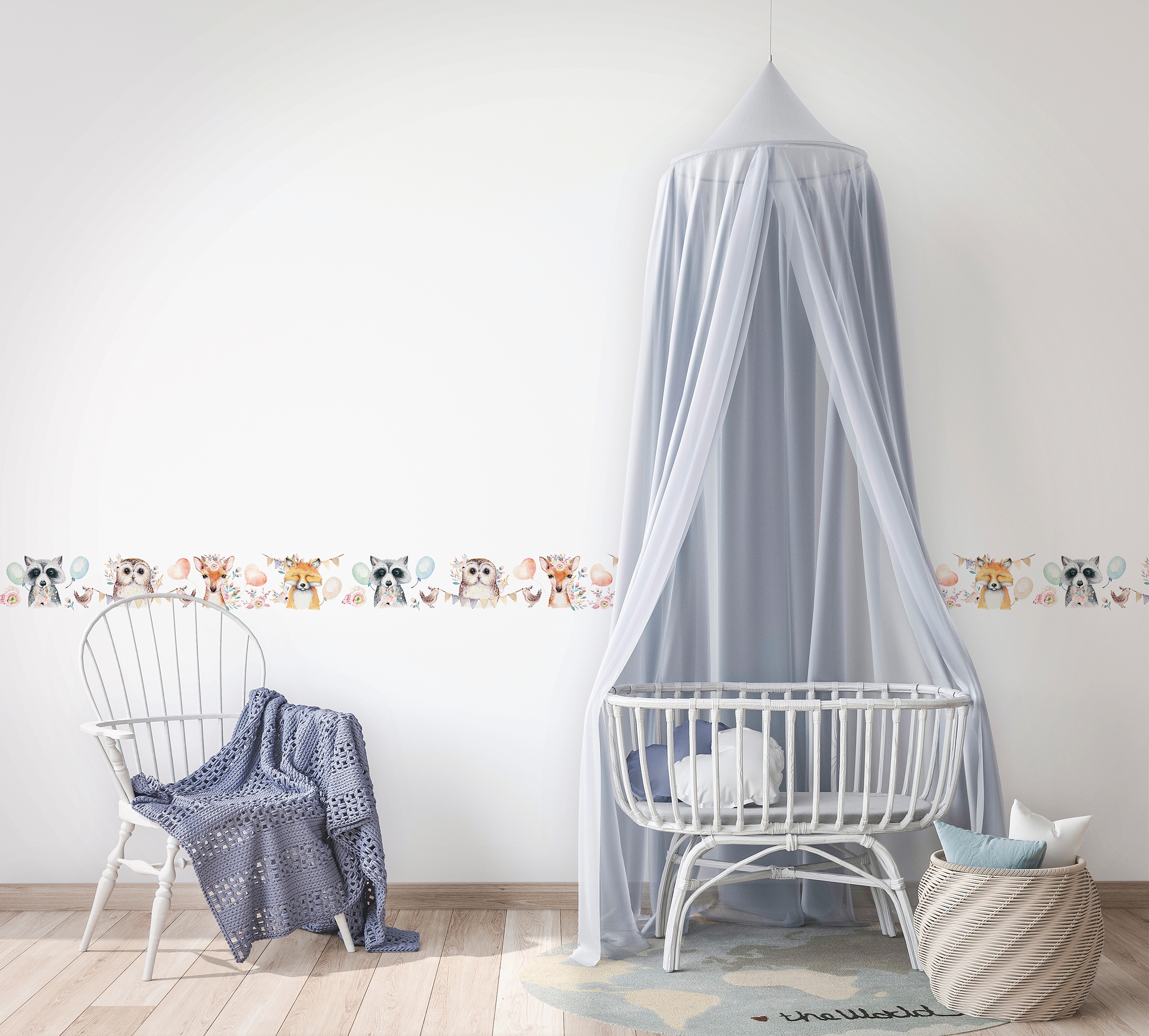 Marburg Kindertapete, matt, Vögel, moderne Tapete für Wohnzimmer Schlafzimmer Küche