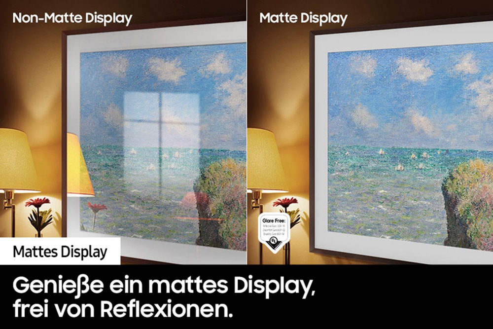 Samsung QLED-Fernseher »GQ43LS03DAU«, 4K Ultra HD, Smart-TV, The Frame, Mattes Display, Art Mode, Austauschbare Rahmen, Dolby Atmos