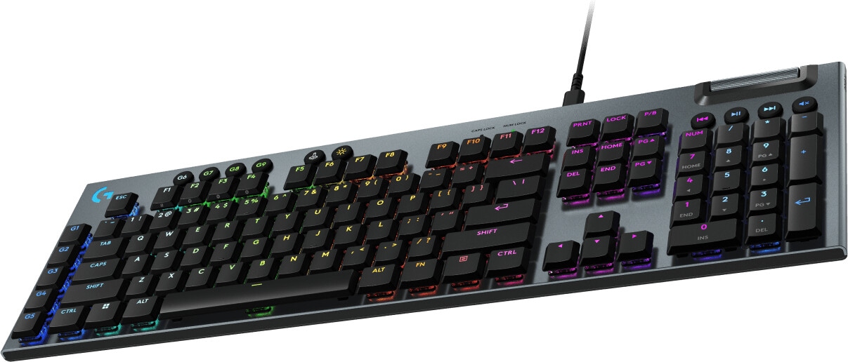 Logitech G Gaming-Tastatur »G915 X Wired Gaming Keyboard - BLACK - US INT'L«