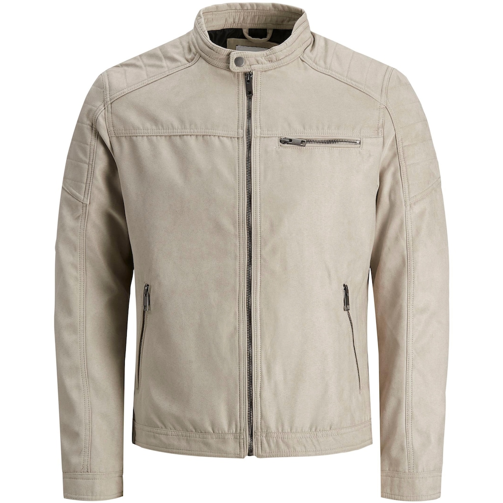 Jack & Jones Bikerjacke »ROCKY JACKET«, ohne Kapuze