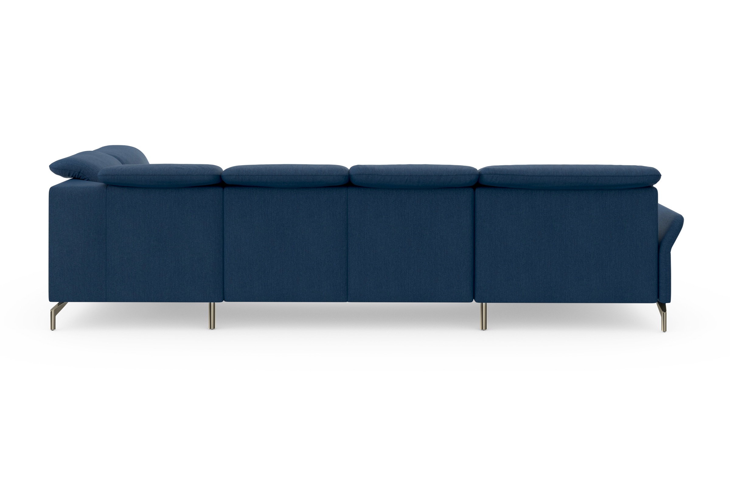 sit&more Wohnlandschaft »Fashion U-Form«, wahlweise mit Kopfteilverstellung, Vorziehsitz, motorisch, Nickelfüße
