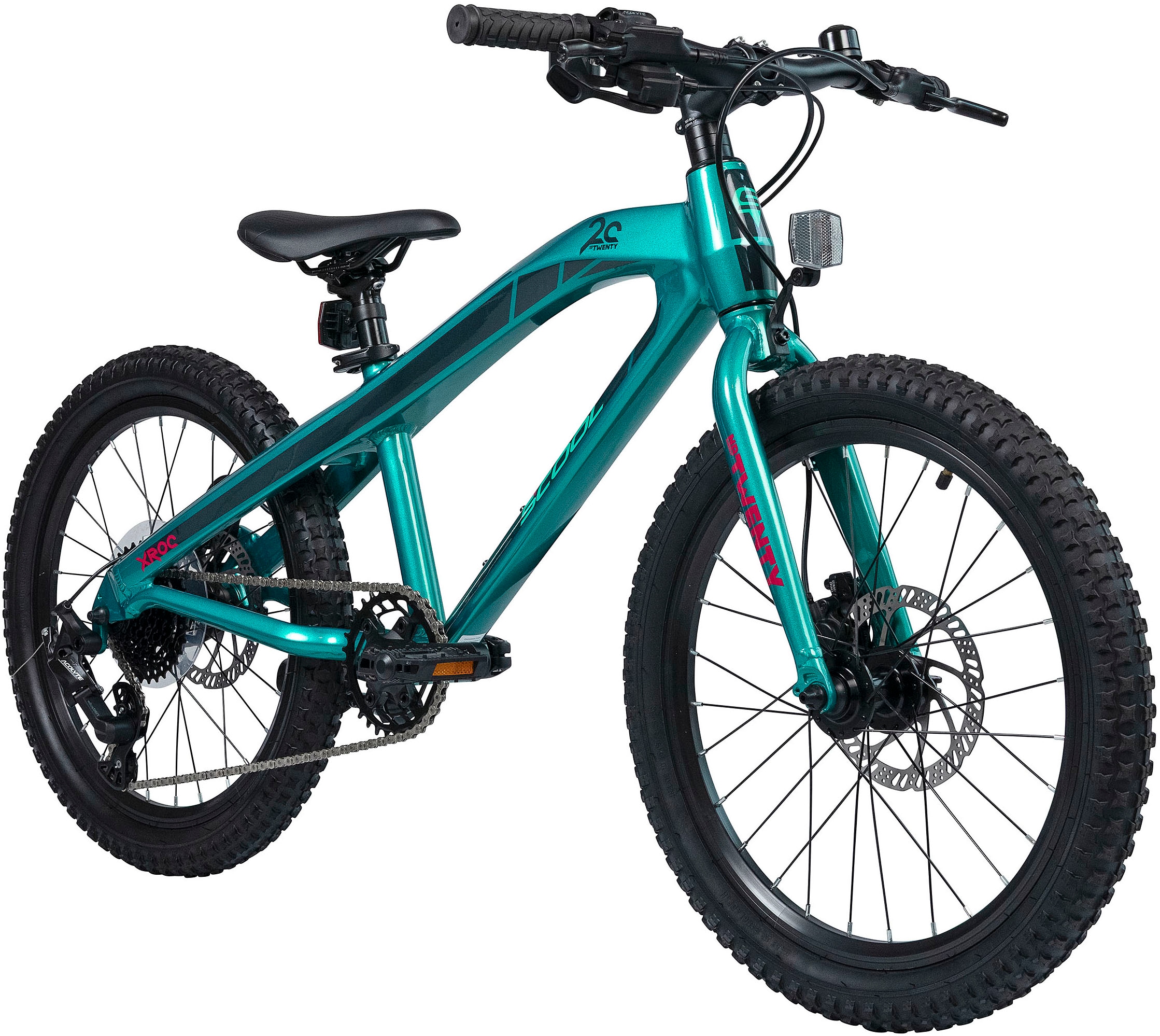 S’COOL Jugendfahrrad »S'COOL Xroc TWENTY 20-8S MicroShift- Ocean« 8 Gang microSHIFT Kettenschaltung -