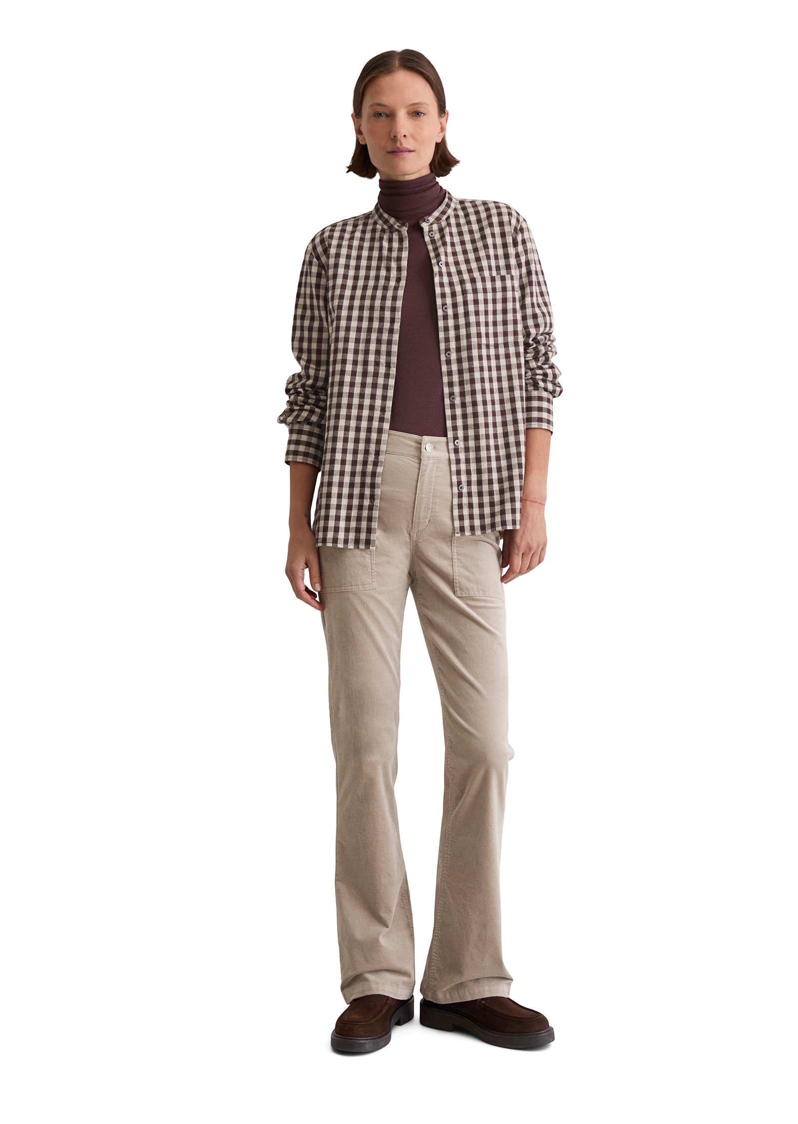 Marc O'Polo Karobluse »regular fit  aus softem Baumwoll-Flanell«