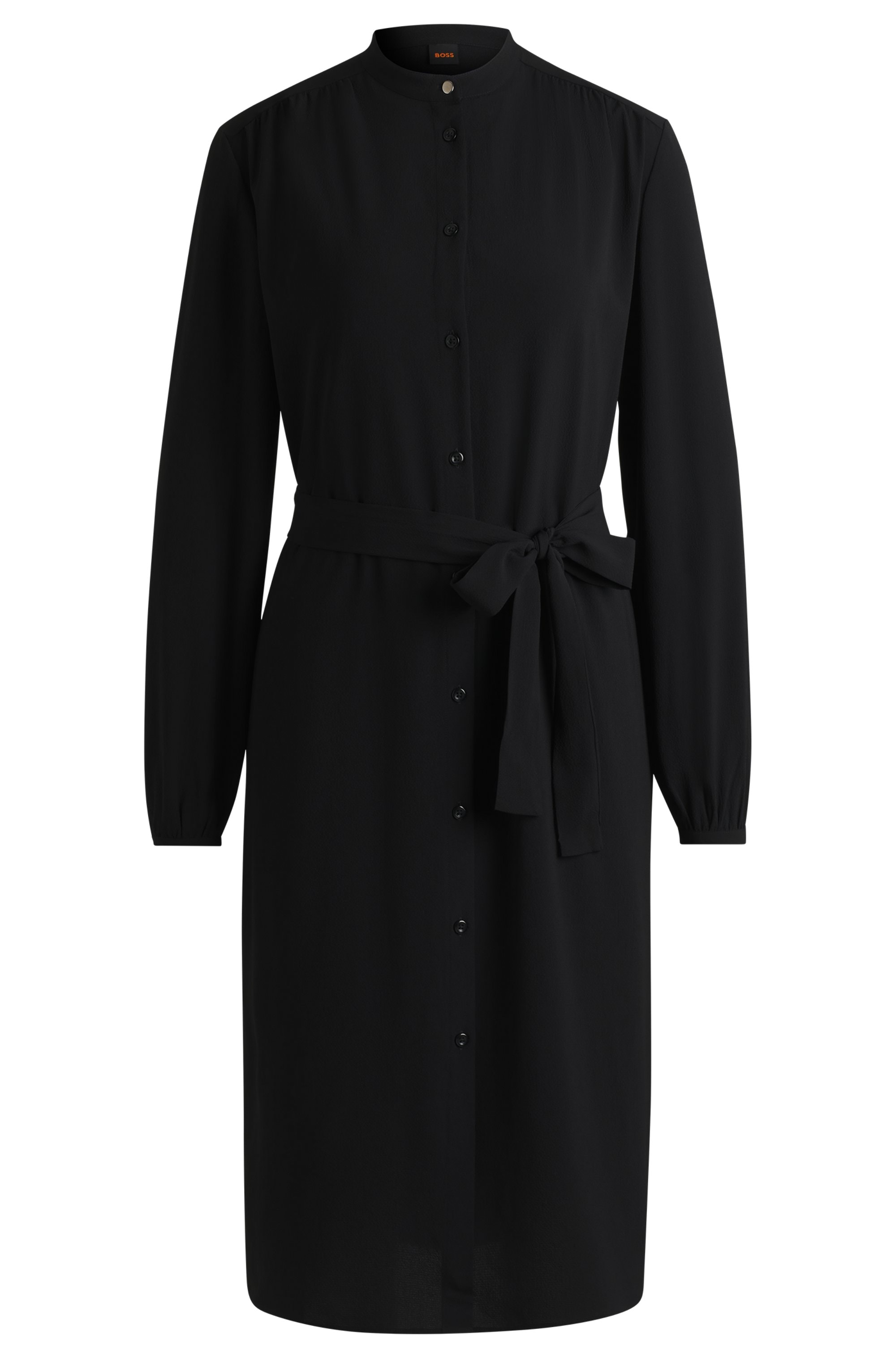 BOSS ORANGE Blusenkleid »Deborah Premium Damenmode«, mit Bindeband