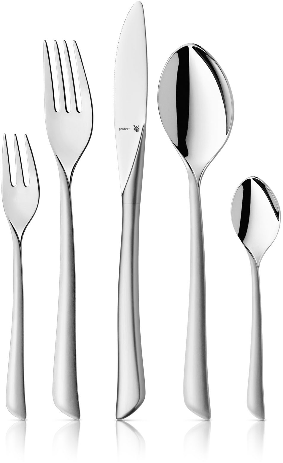 WMF Besteck-Set »Virgina«, (Set, 30 tlg.), ergonomisch, Cromargan protect günstig online kaufen