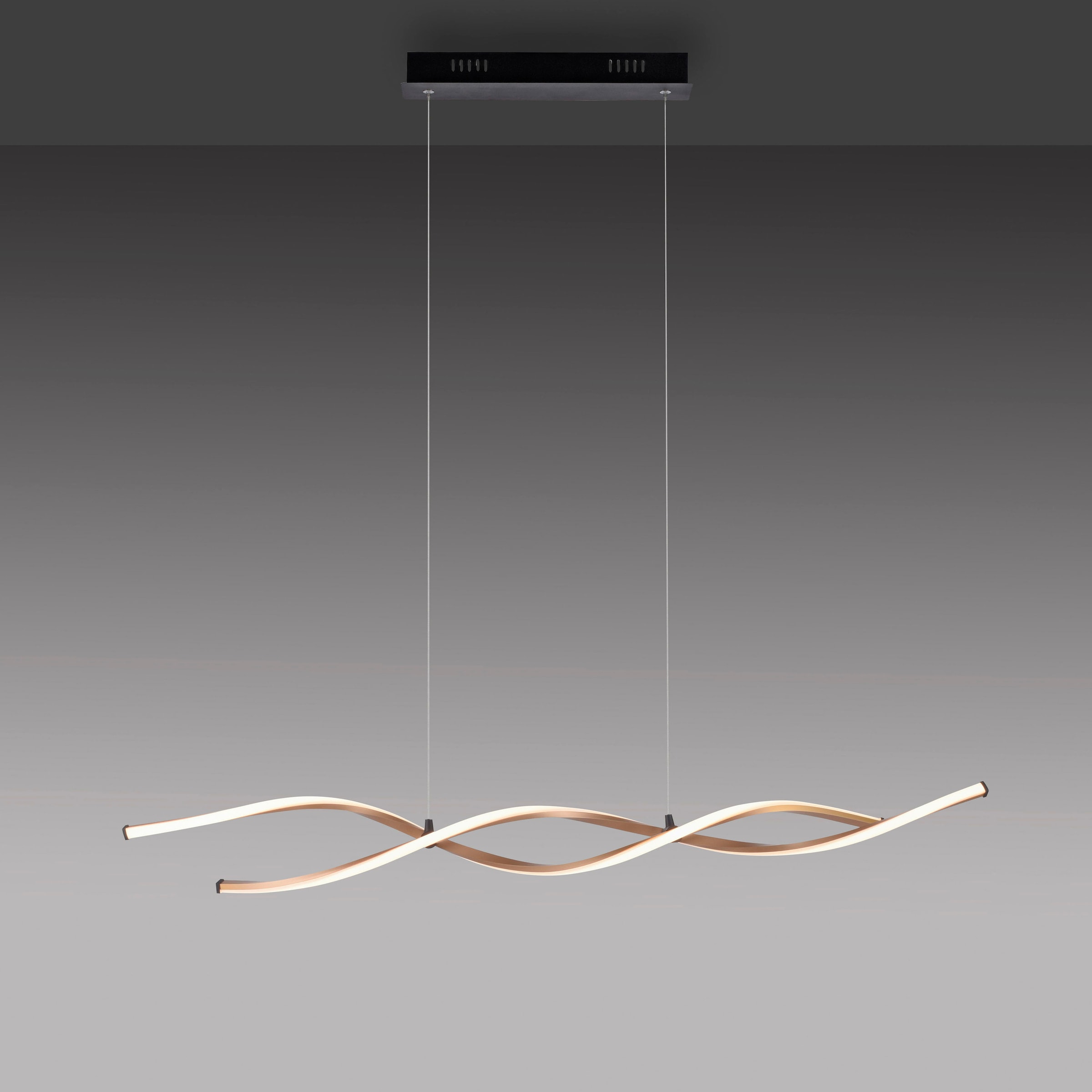 Paul Neuhaus Pendelleuchte »POLINA«, 2 flammig, Leuchtmittel LED-Board | LED fest integriert, festverbaute LED, stufenlos dimmbar über Wandschalter, warmweiß
