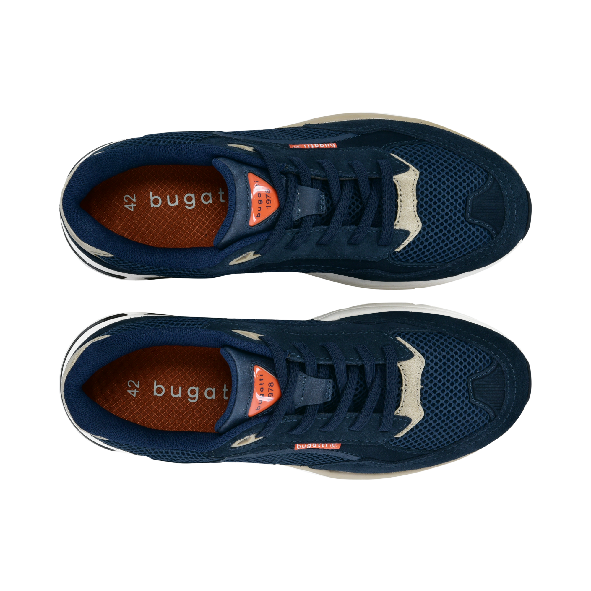 bugatti Sneaker  , Freizeitschuh, Halbschuh, Slipper mit Kontrast-Details