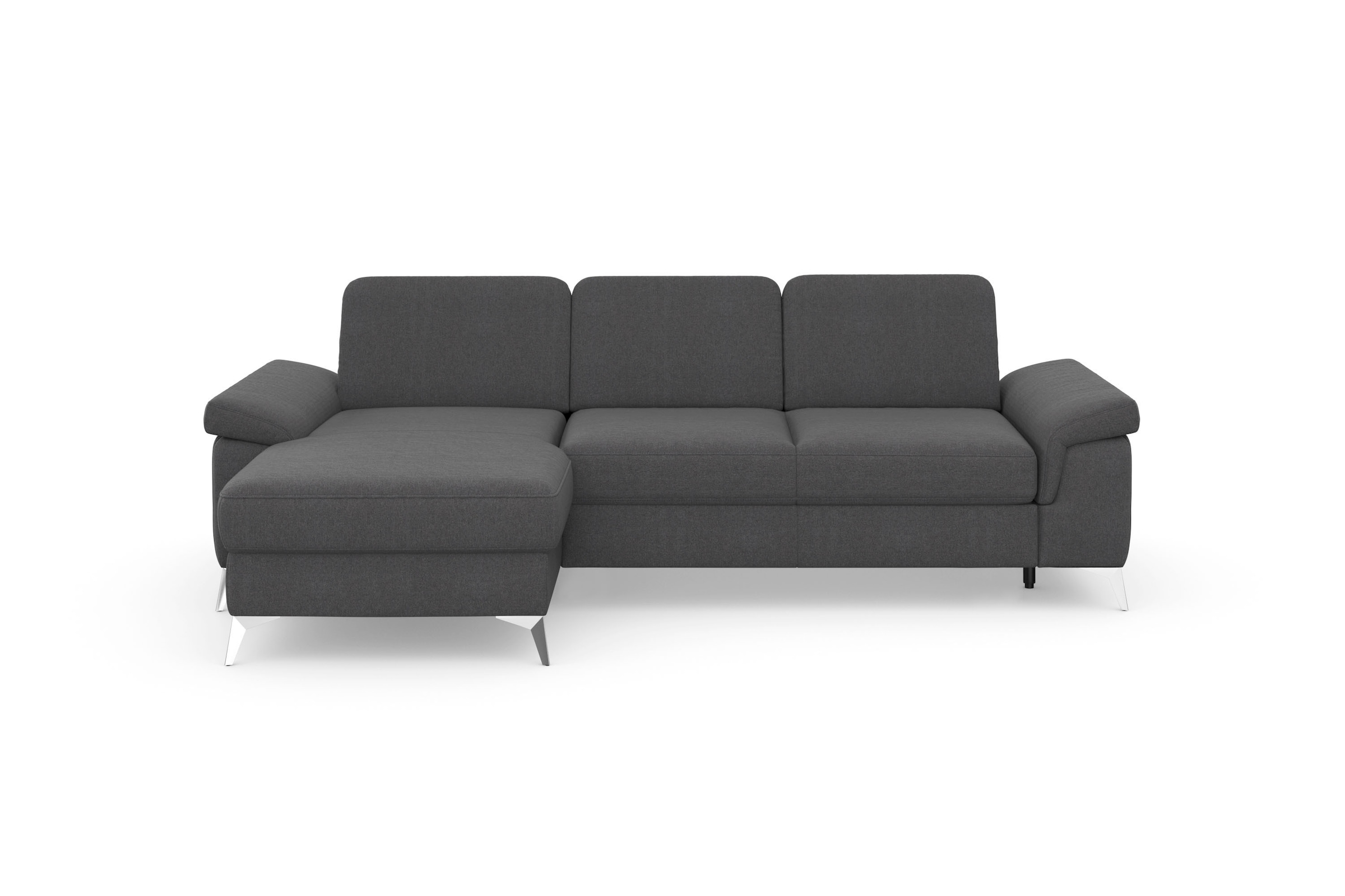 sit&more Ecksofa "Padua L-Form", inklusive Sitztiefenverstellung, Armteilfu günstig online kaufen