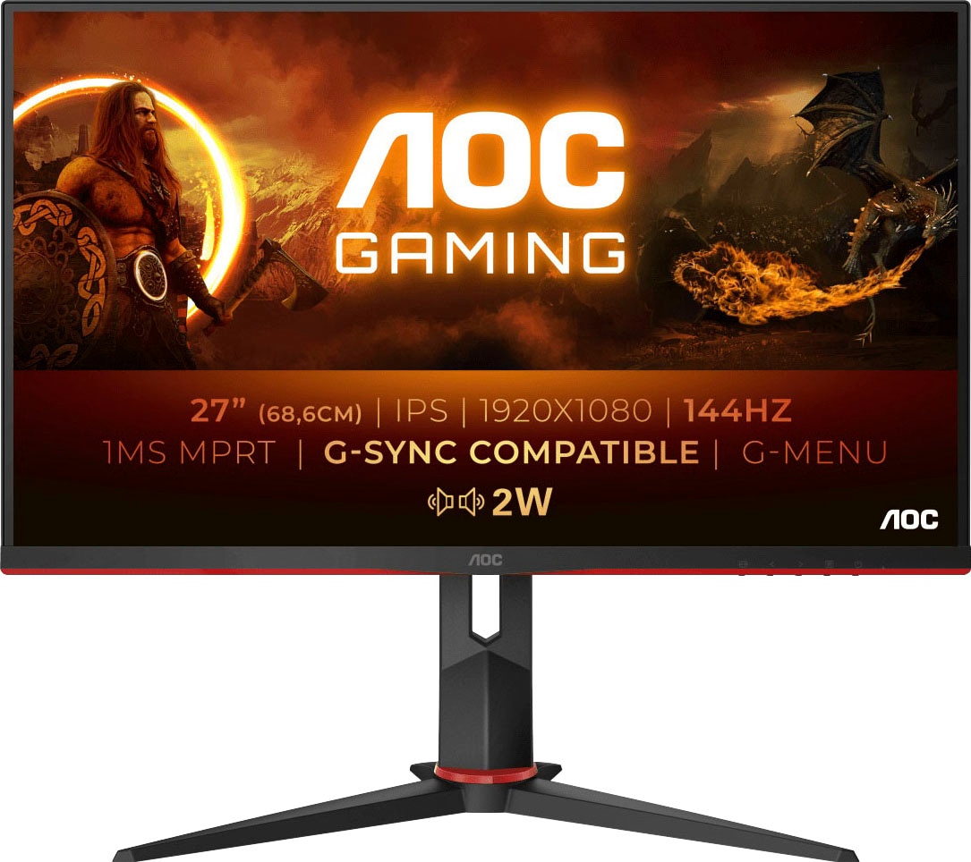 AOC Gaming-Monitor »27G2AE/BK«, 68,6 cm/27 Zoll, 1920 x 1080 px, Full HD, 1 ms Reaktionszeit, 144 Hz