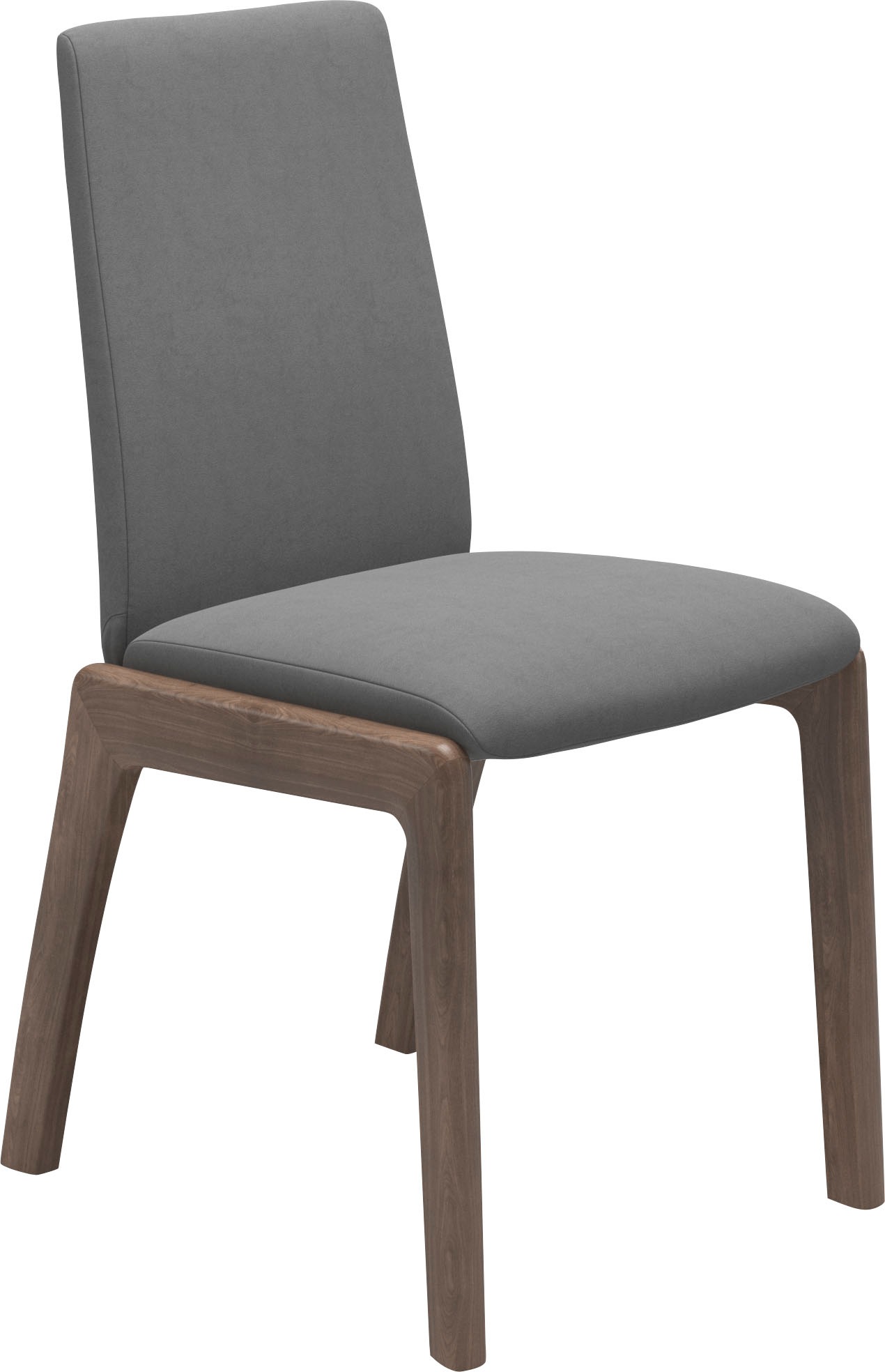 Stressless® Polsterstuhl »Laurel«, Microfaser DINAMICA, Low Back, Größe M, mit abgerundeten Beinen in Walnuss