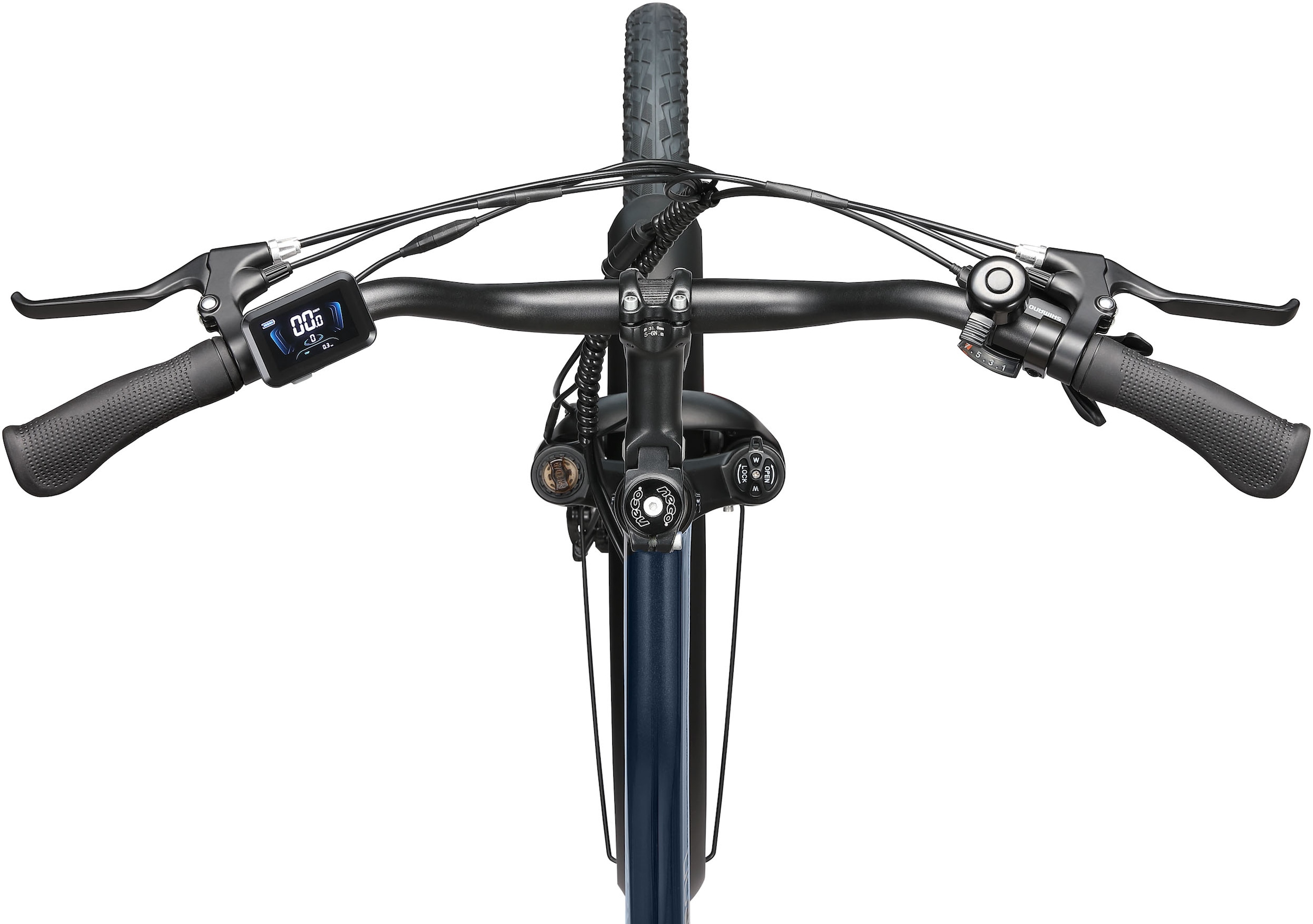Maxtron »Maxtron Urban 7 E-Citybike 28 Zoll« 7 Gang Shimano Altus Schaltwerk Kettenschaltung Heckmotor 250 W Packung,  Tiefeinsteiger für Damen