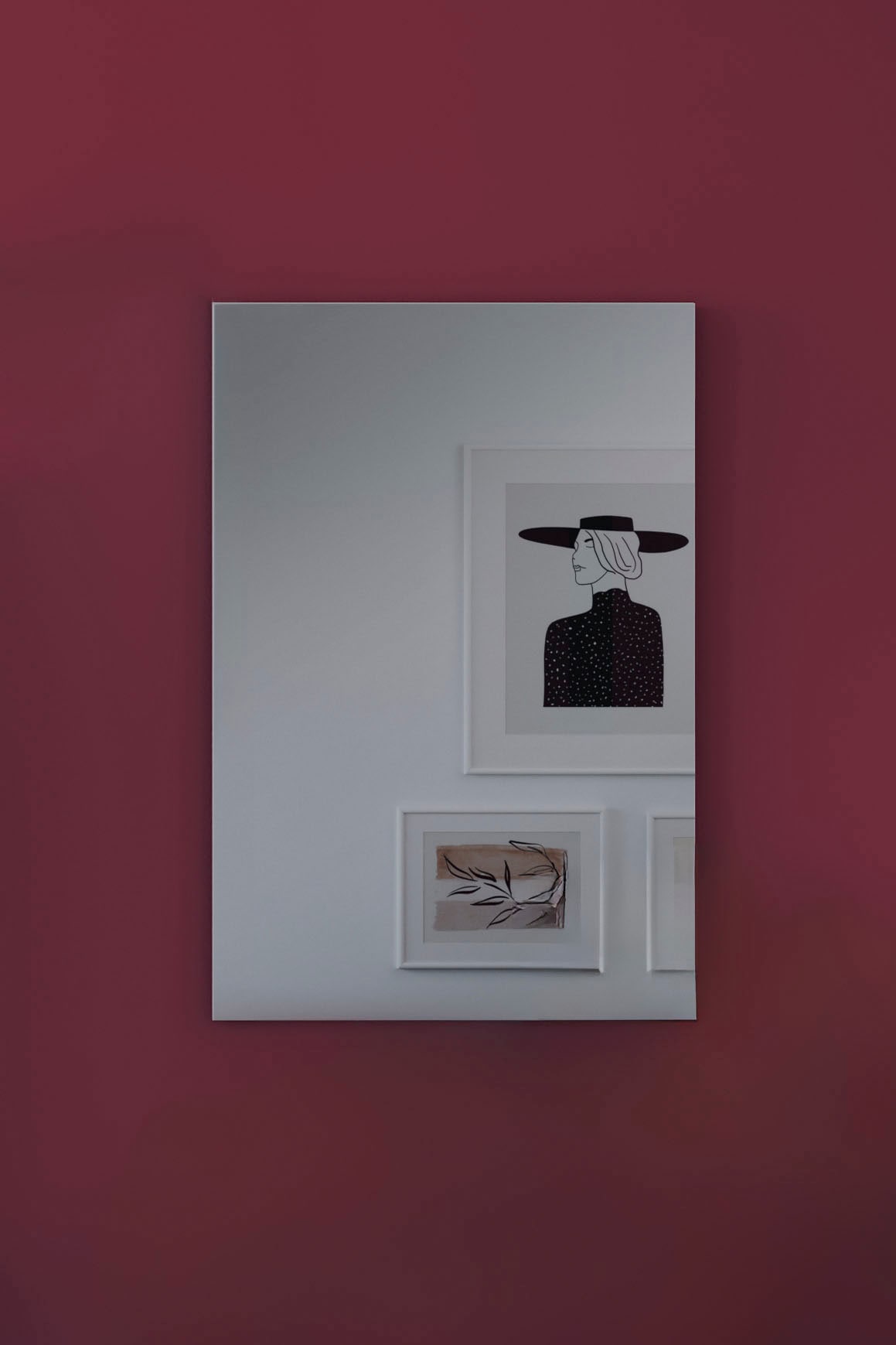 INOSIGN Garderobenspiegel »Malmö, Höhe 85 cm, rahmenlose Optik, hochwertiges Spiegelglas«, Spiegel, Wandspiegel, Flurspiegel, Dielenspiegel