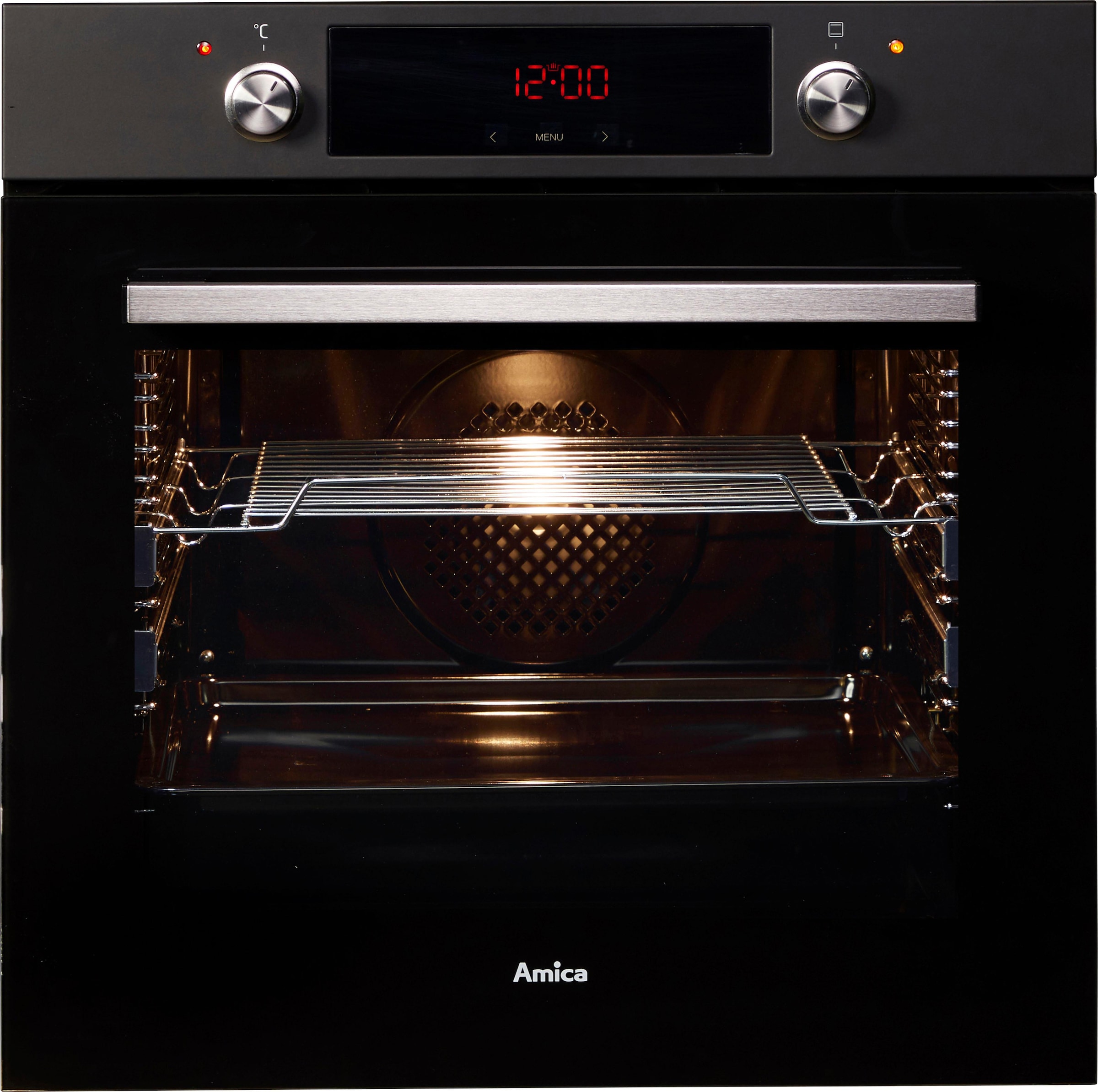 3. Bild von Amica Einbaubackofen »EBX 944 610 SM«, EBX 944 610 SM, mit 2-fach-Teleskopauszug, Simple Steam