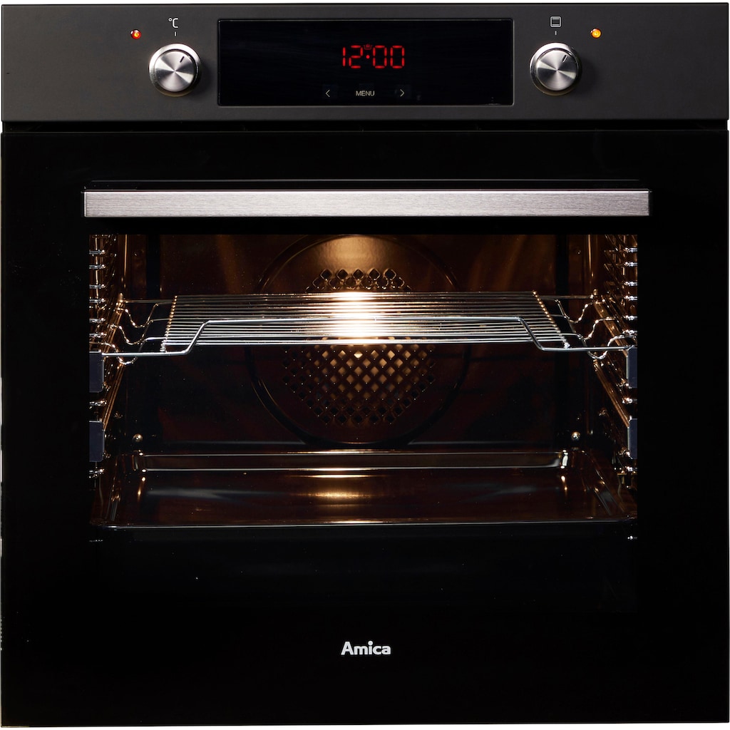 Amica Einbaubackofen »EBX 944 610 SM«, EBX 944 610 SM, mit 2-fach-Teleskopauszug, Simple Steam