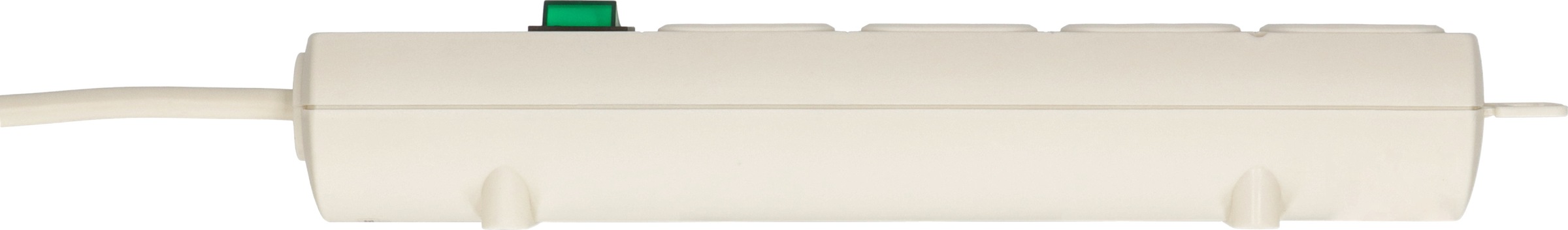 Brennenstuhl Steckdosenleiste »Comfort-Line Plus«, 4-fach, (Kabellänge 2 m), mit Flachstecker, Schalter und extra breiten Abständen der Steckdosen